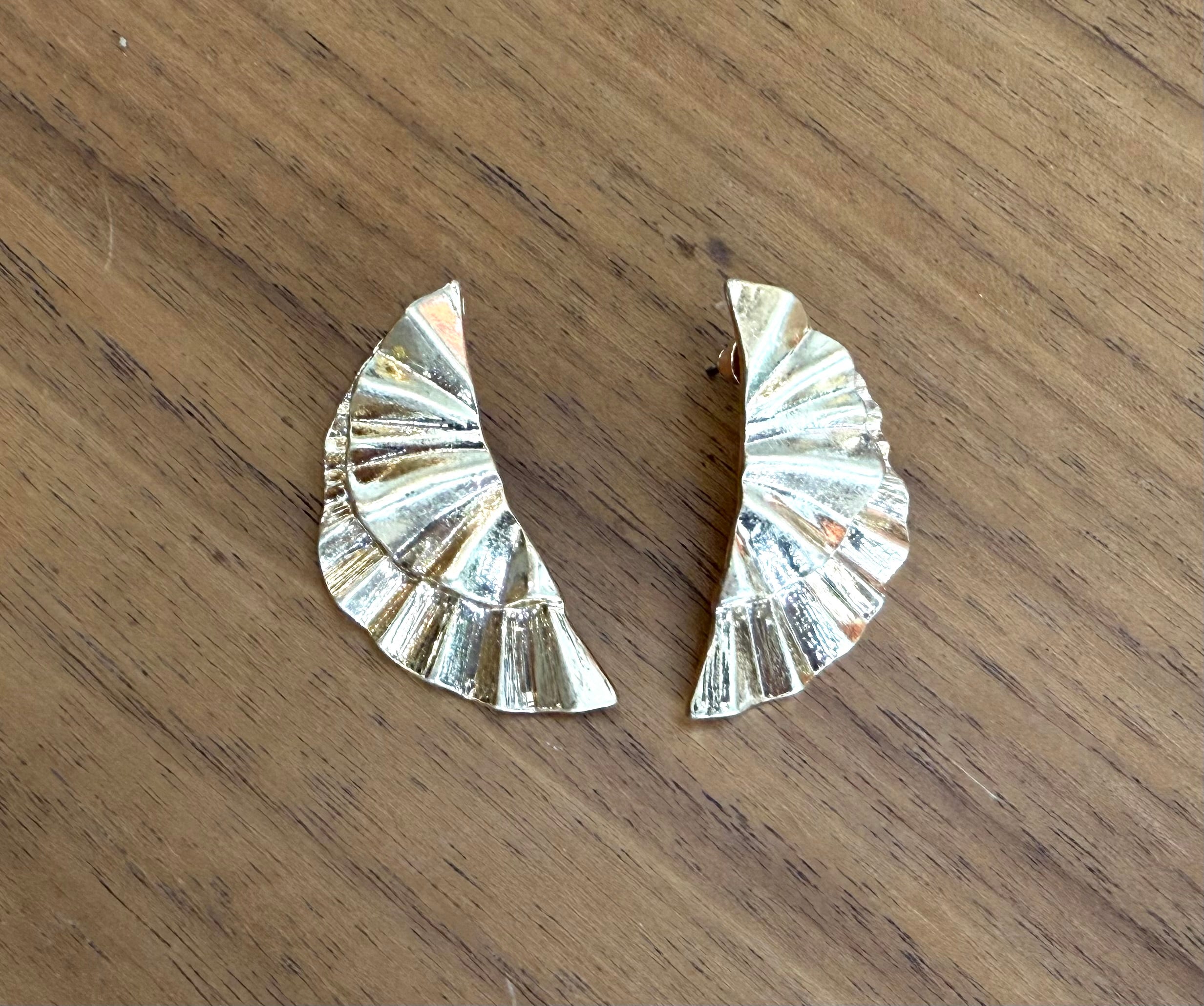 Textured Wings Earrings