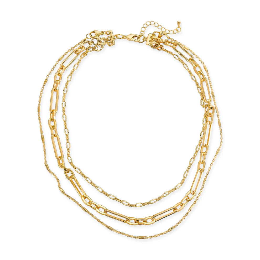 Removable 3 Layer Alt Chain Necklace