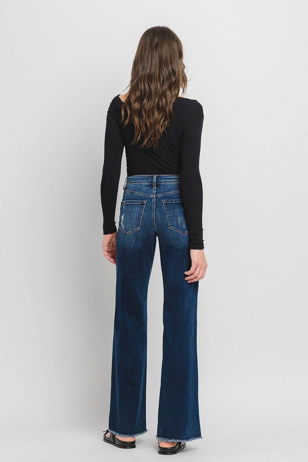 Aster High Rise Wide Leg Jeans