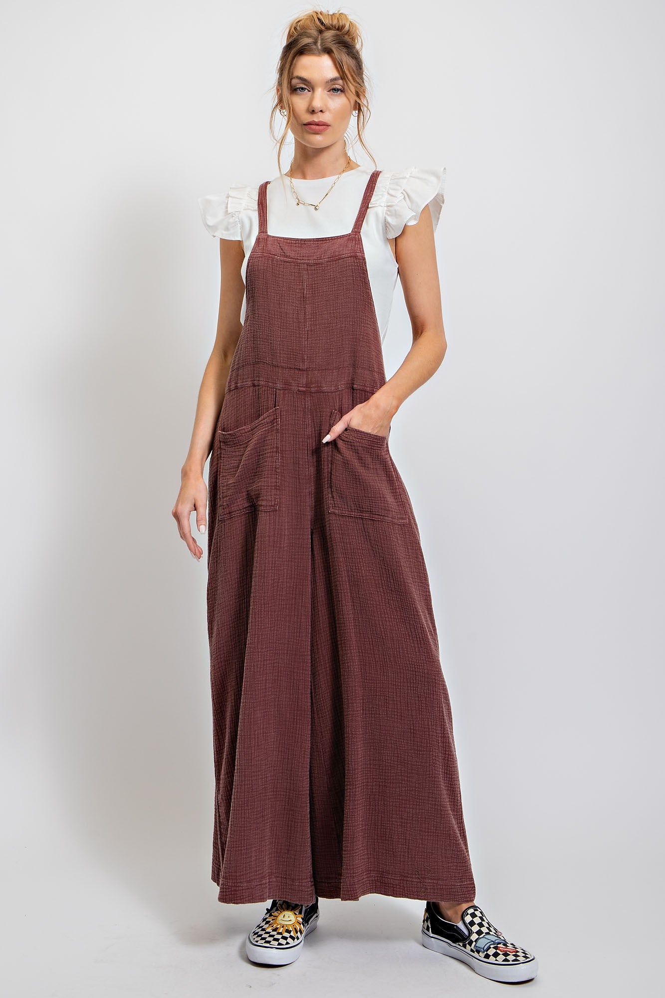 Astrid Washed Cotton Overalls