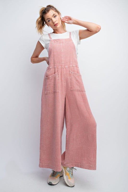 Astrid Washed Cotton Overalls