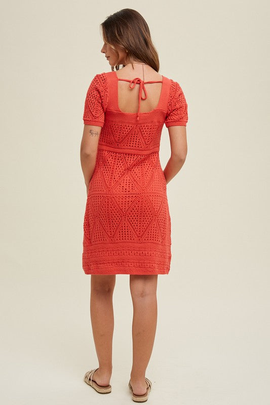 Audra Crochet Dress