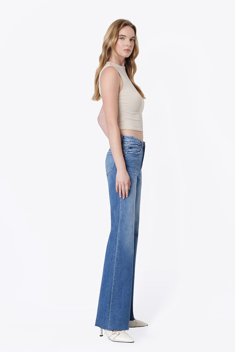 Beatrix Mid Rise Vintage Flare Jeans
