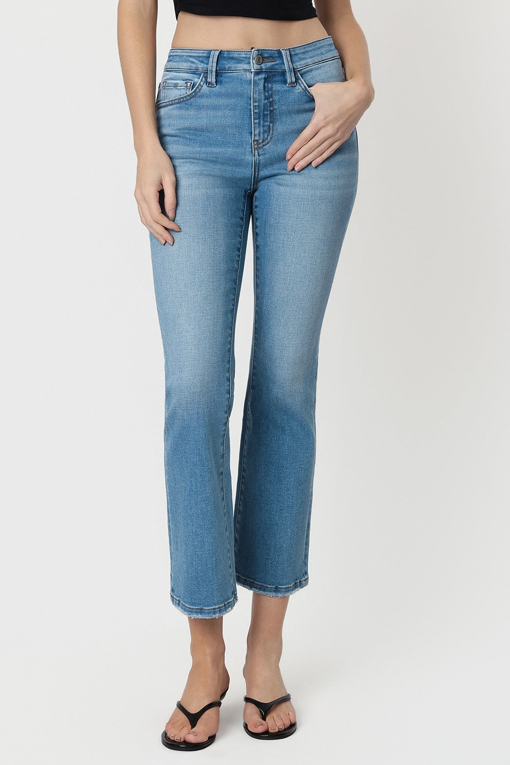 Bella H. Rise Ankle Jeans