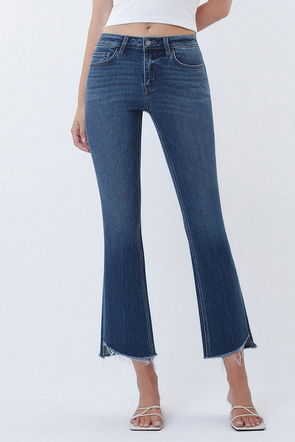 Bella H. Rise Step Hem Kick Flare