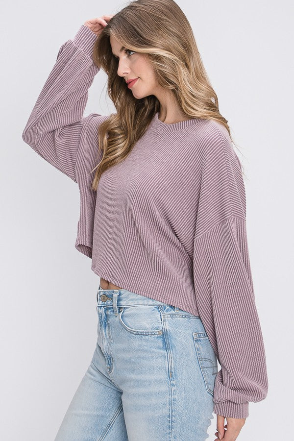 Beverly Ribbed Washed Top