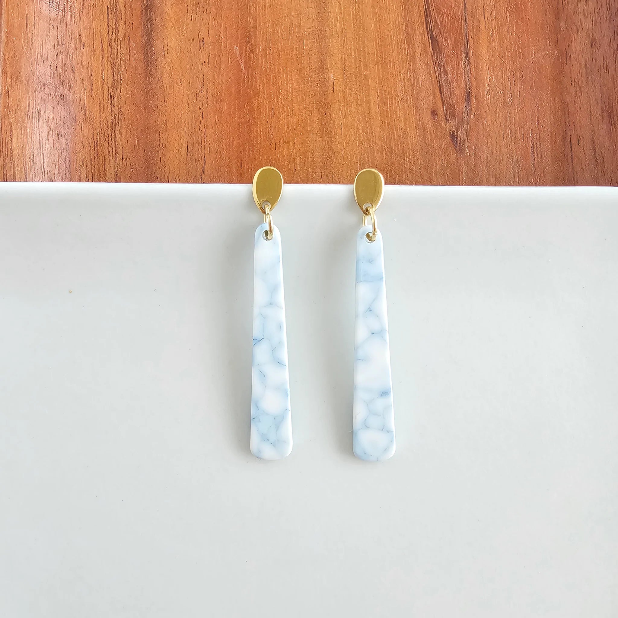 Blair Earrings Saltwater Blue