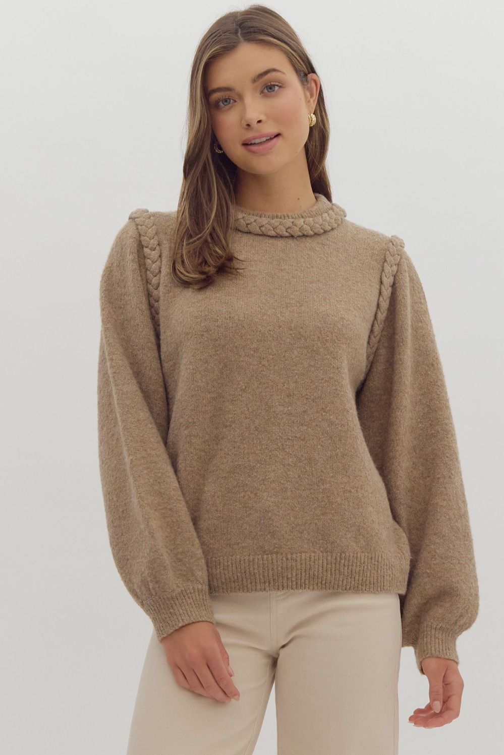 Brigid Braided Sweater FINAL SALE