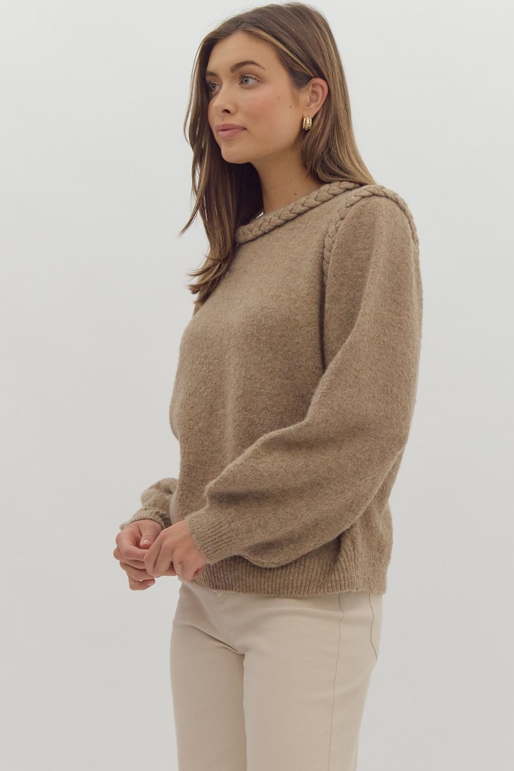 Brigid Braided Sweater FINAL SALE