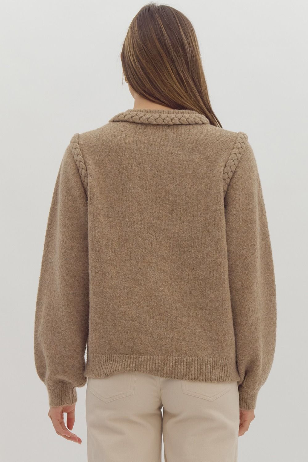 Brigid Braided Sweater FINAL SALE