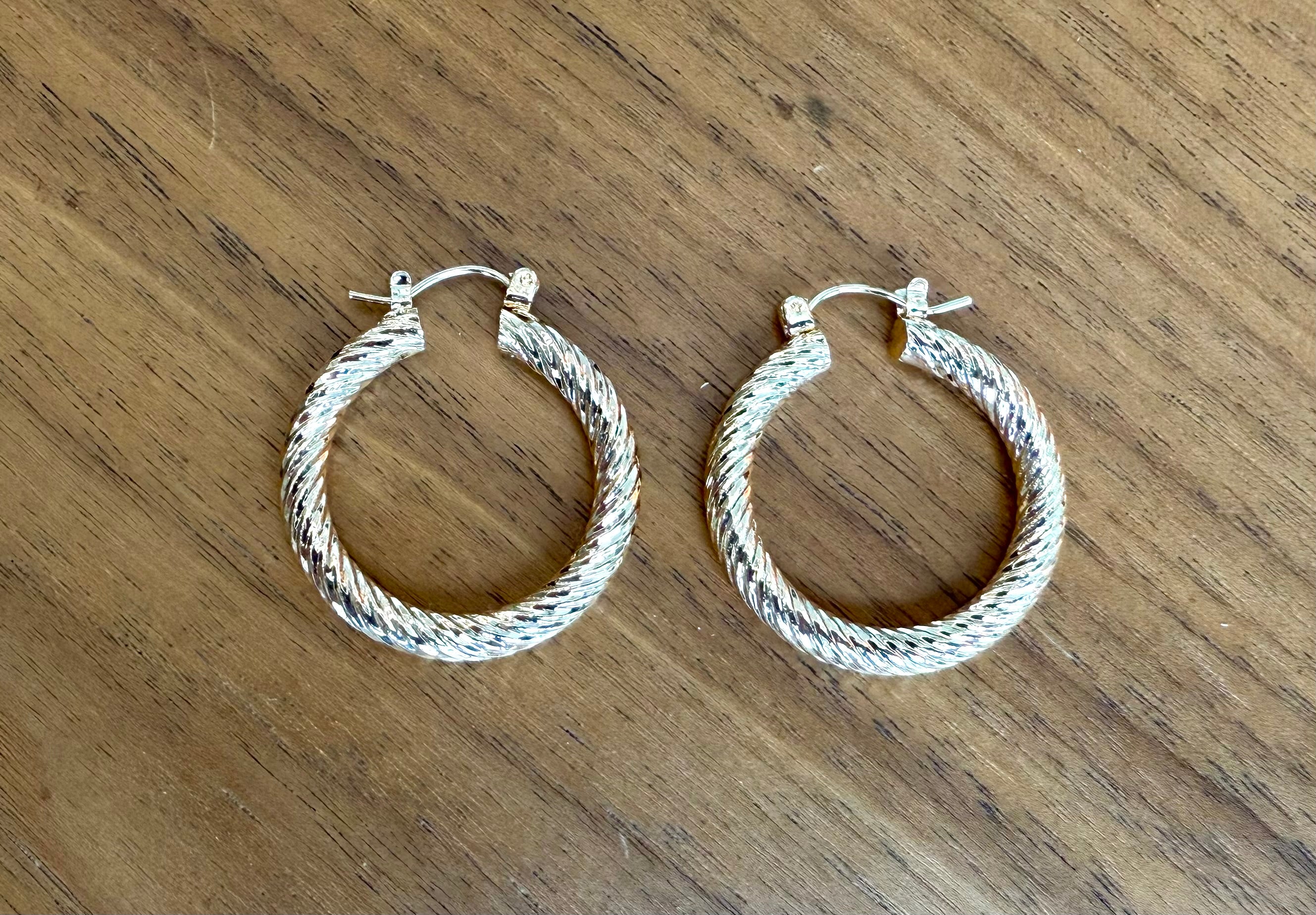 Rope Hoop Earrings