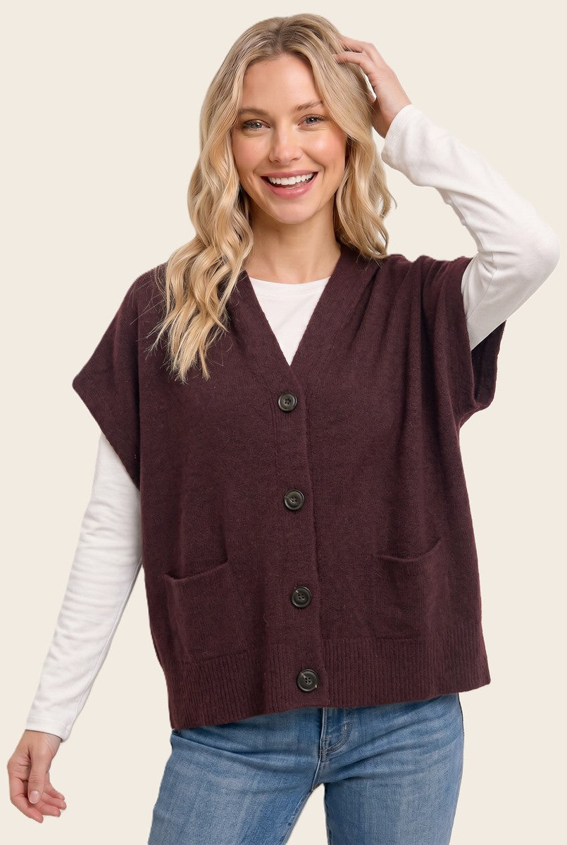 Cali SS Hoodie Cardigan