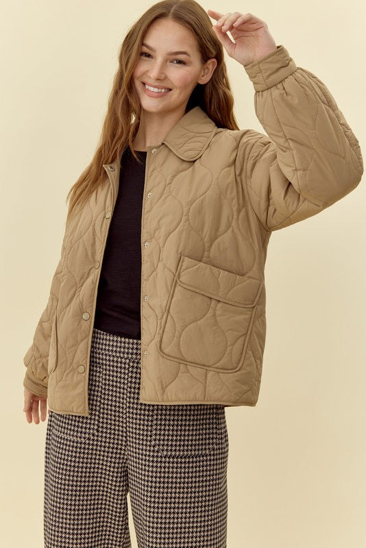 Camila Onion Quilted Jacket