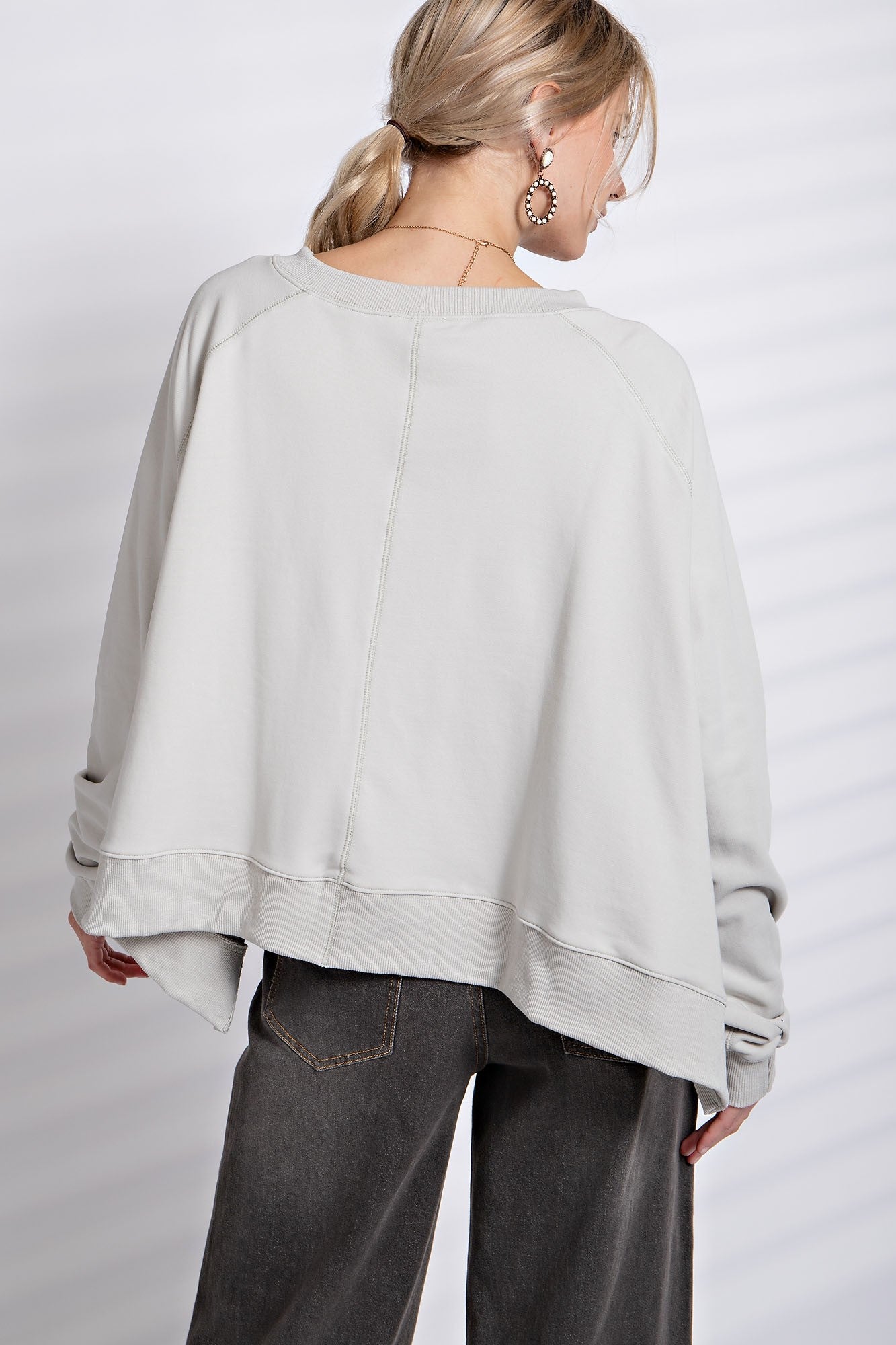 Candace Terry Knit Pullover