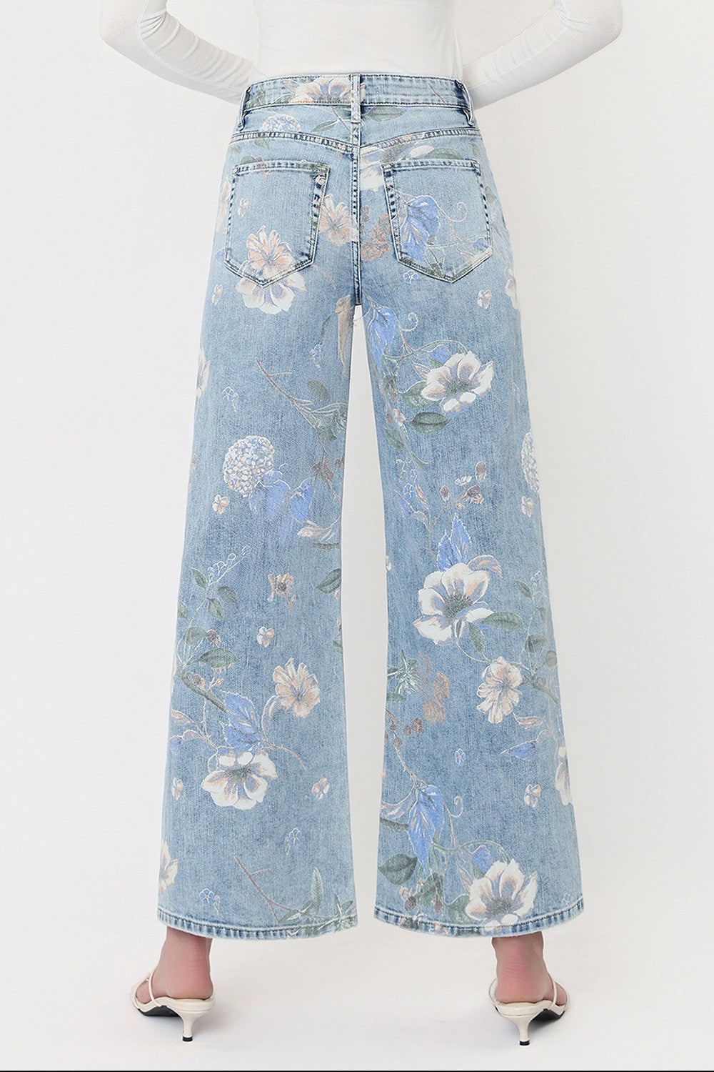 Cheryl High Rise Floral Jeans