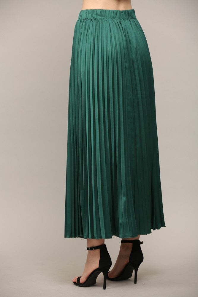 Christina Pleated Midi Skirt