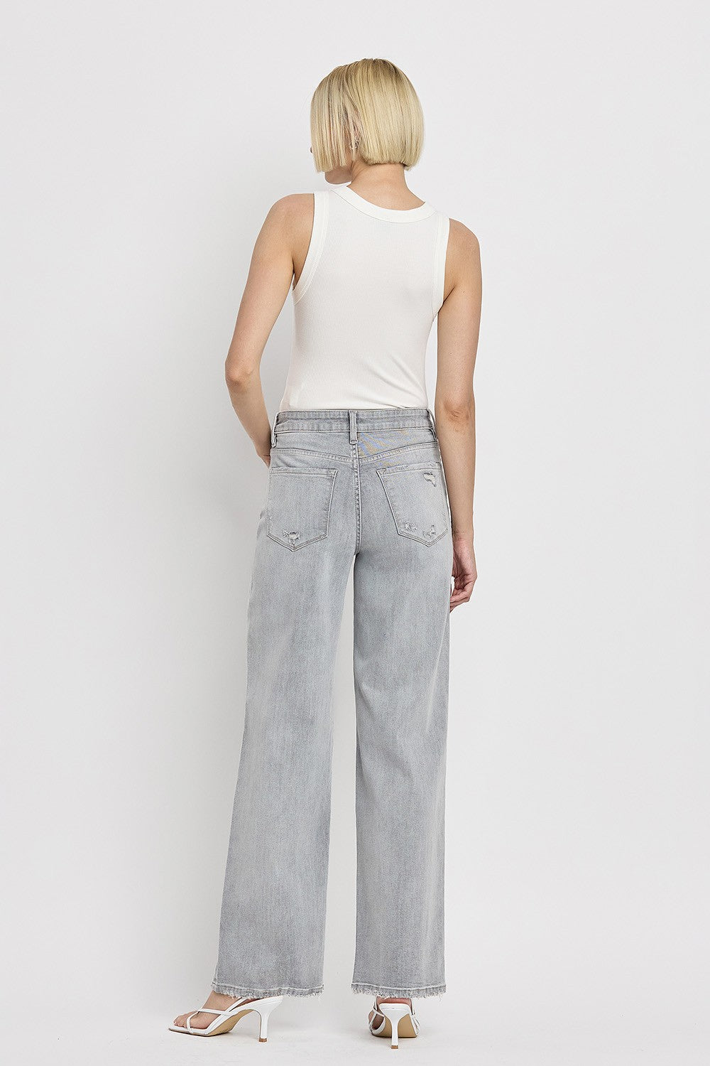 Clementine High Rise Wide Leg Jeans