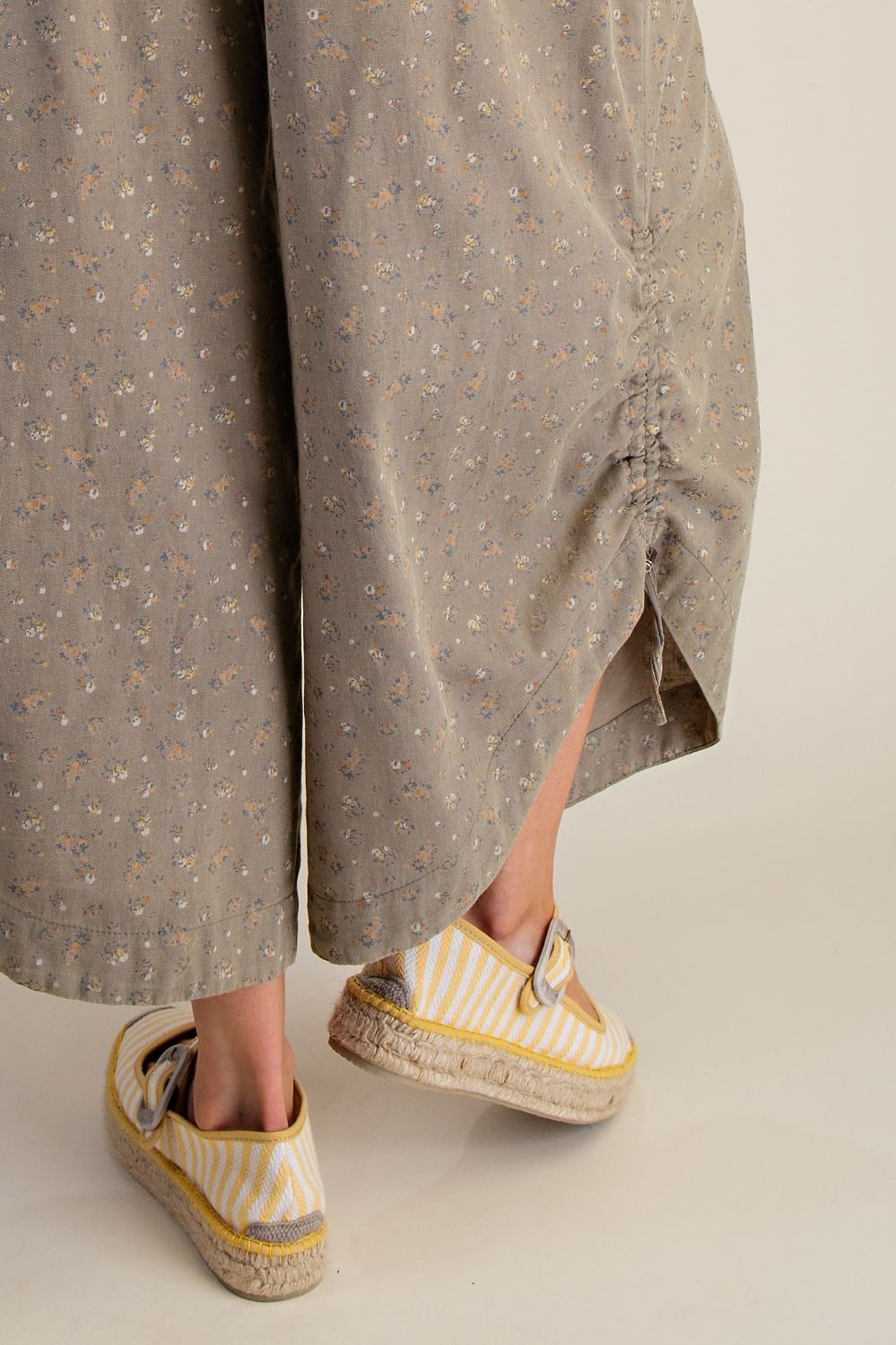 Coco Printed Cinch Leg Pants