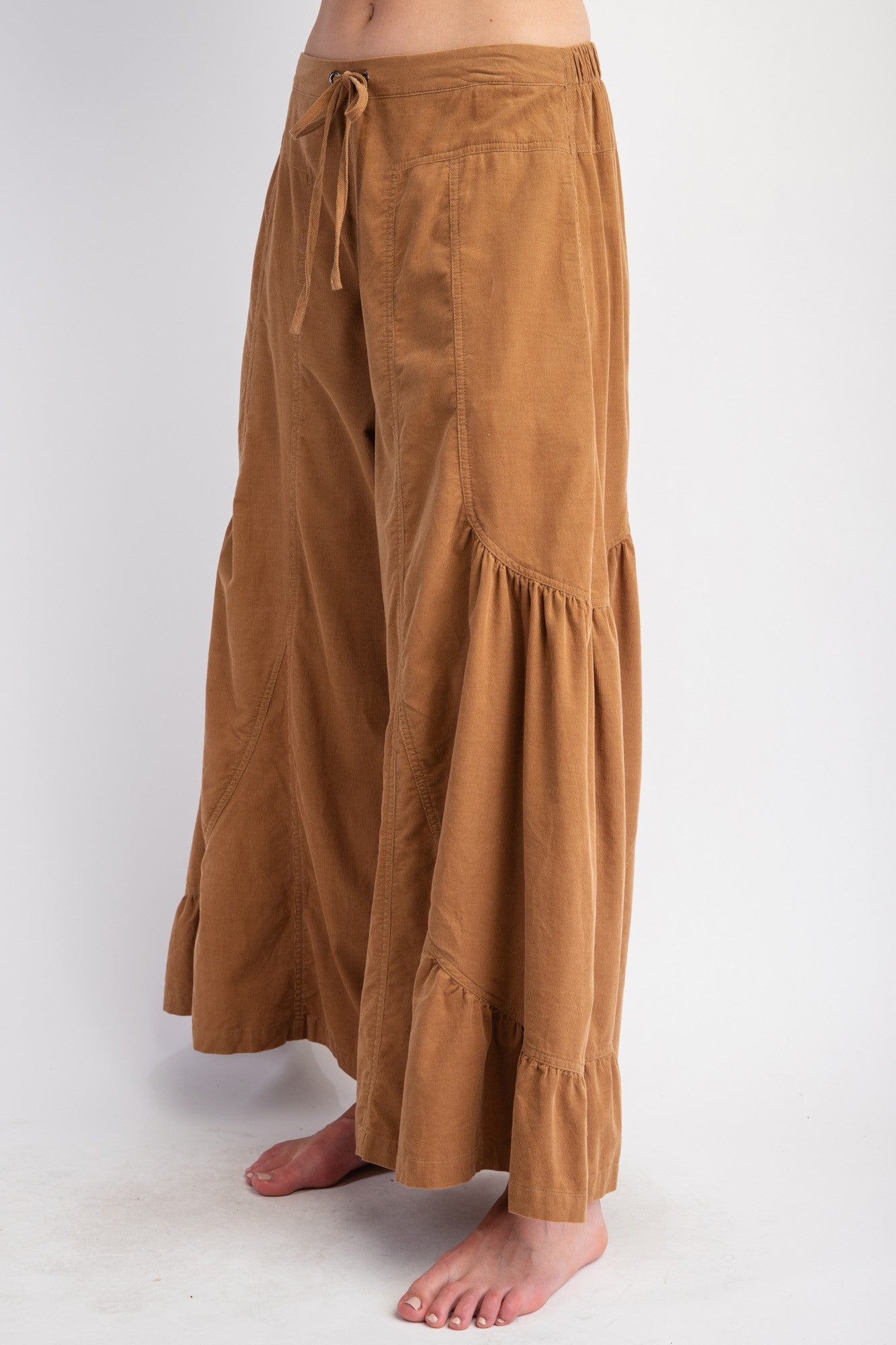 Dara Corduroy Flare Maxi Pants