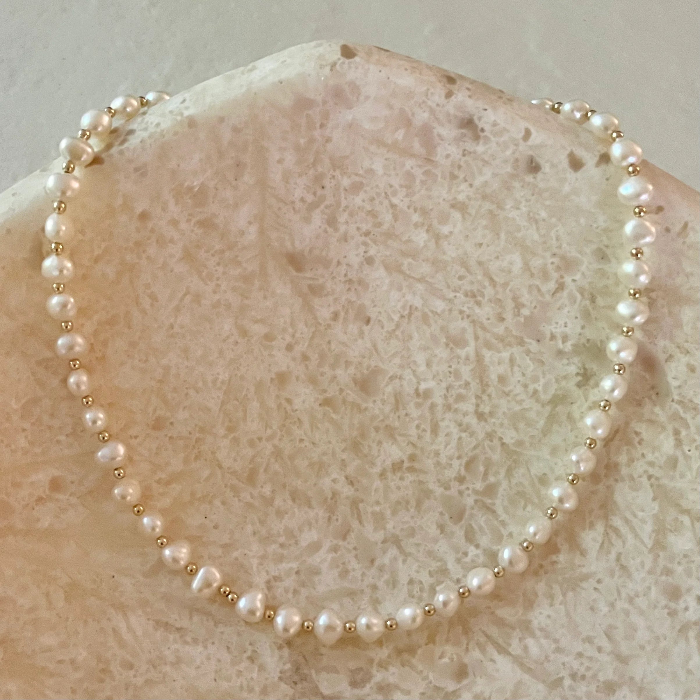 Delissi Genuine Pearl Necklace