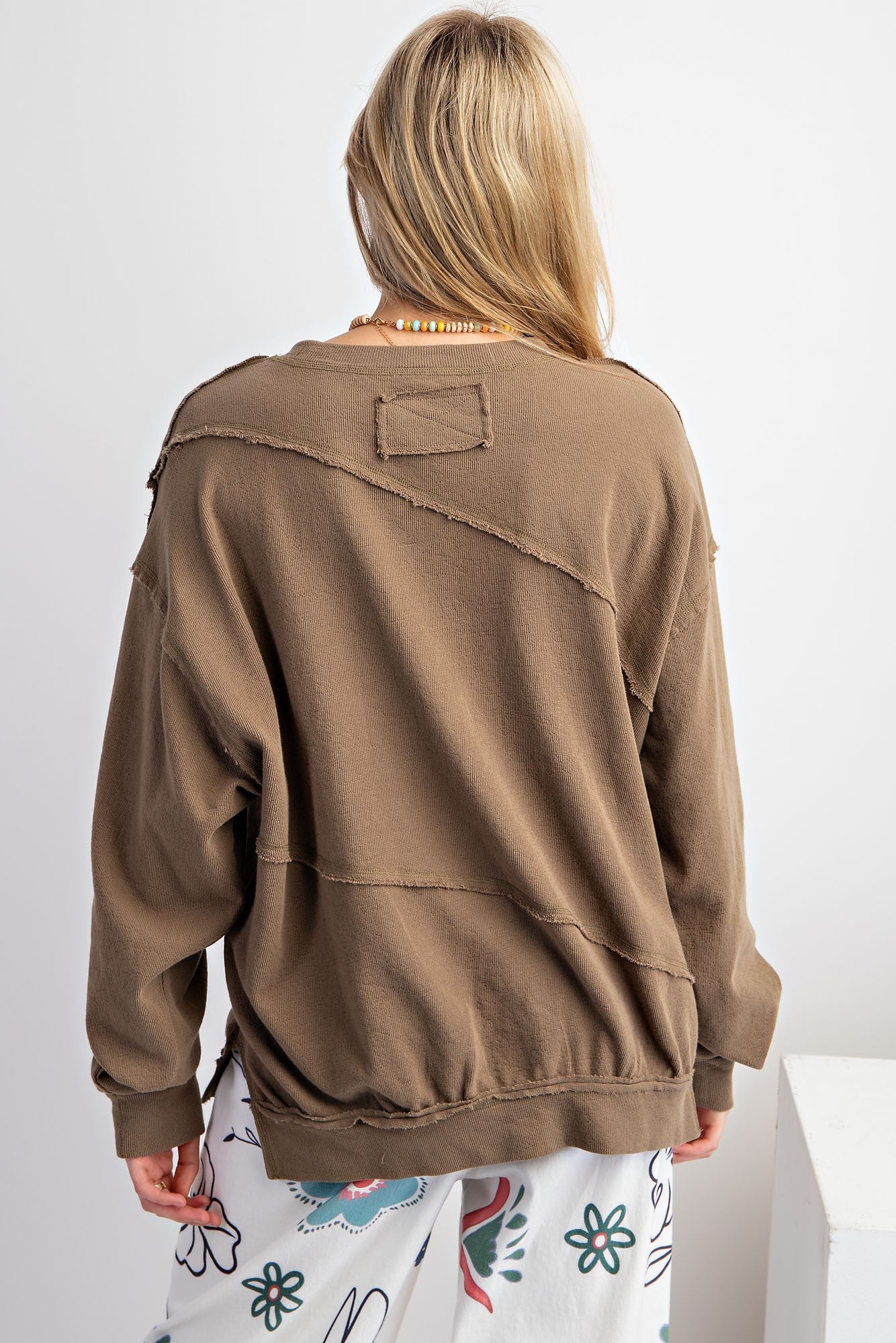 Emerson Raw Edge Detail Sweatshirt