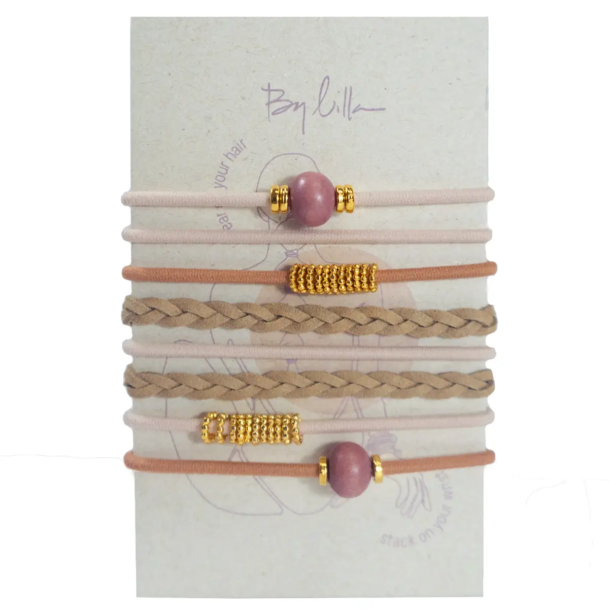Bracelet & Hairtie (Set of 8)
