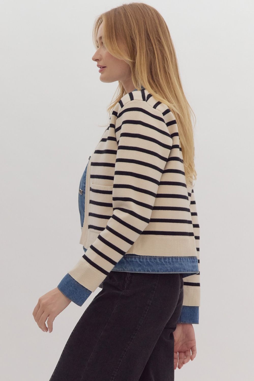 Ginny Layered Sweater Jacket