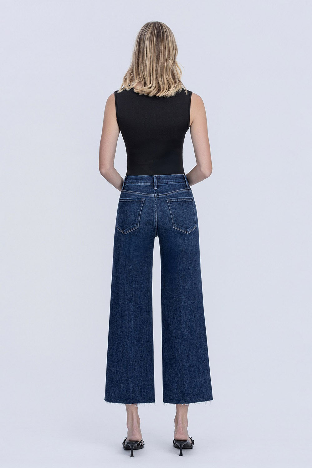 Hadley H. Rise Cropped Wide Leg Jean