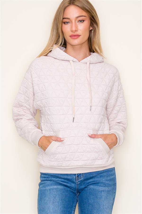 Hallie Quilted Hoodie