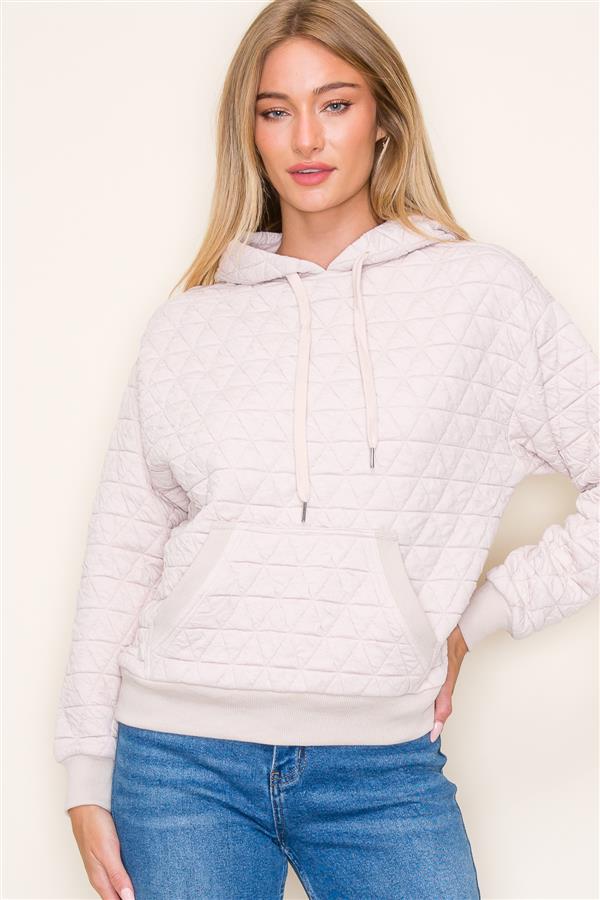 Hallie Quilted Hoodie