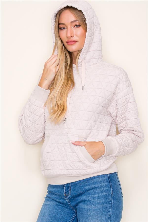 Hallie Quilted Hoodie