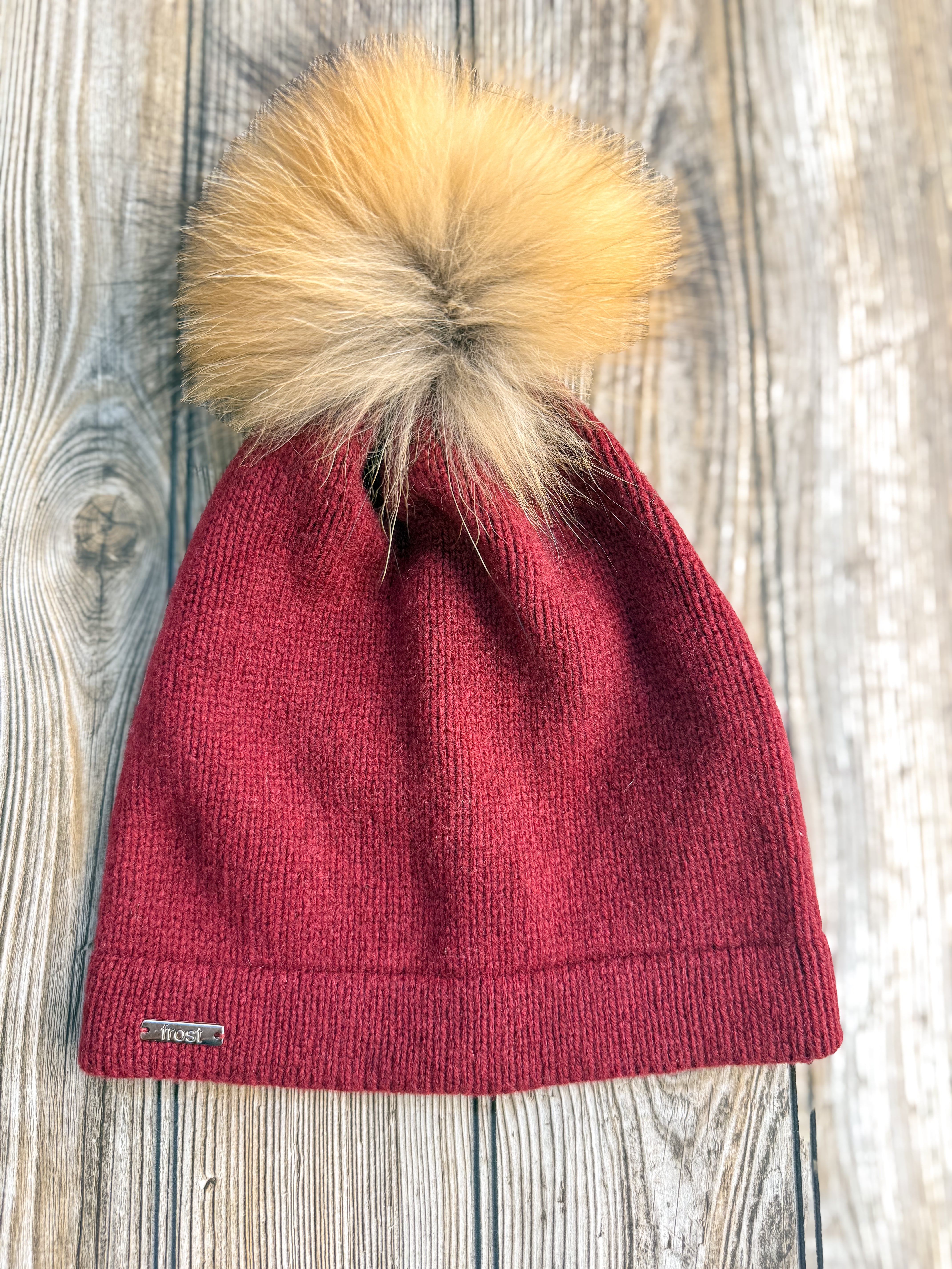Cashmere Classic Fur Pom Hat