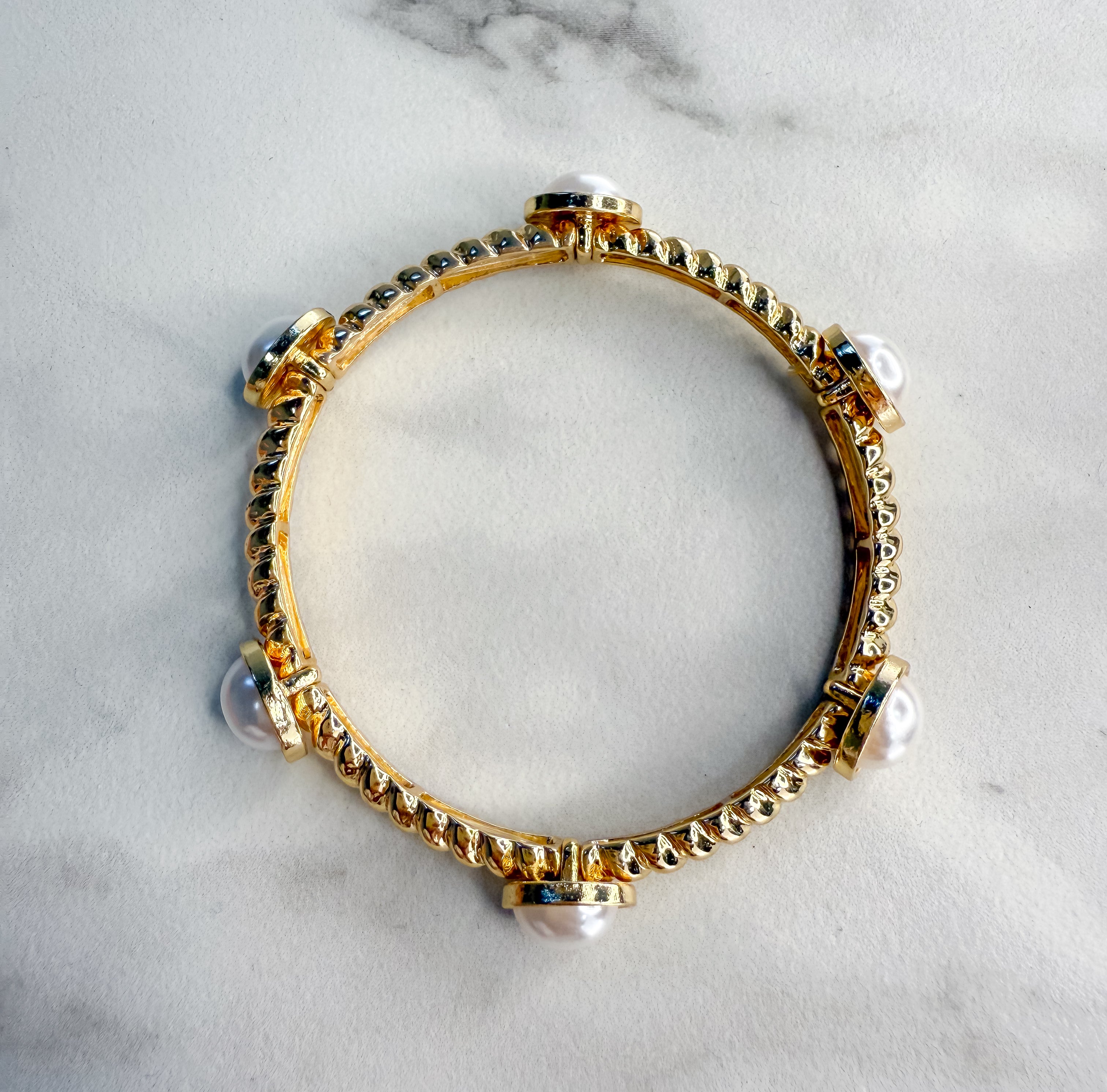 Pearl Studded Stretch Bracelet