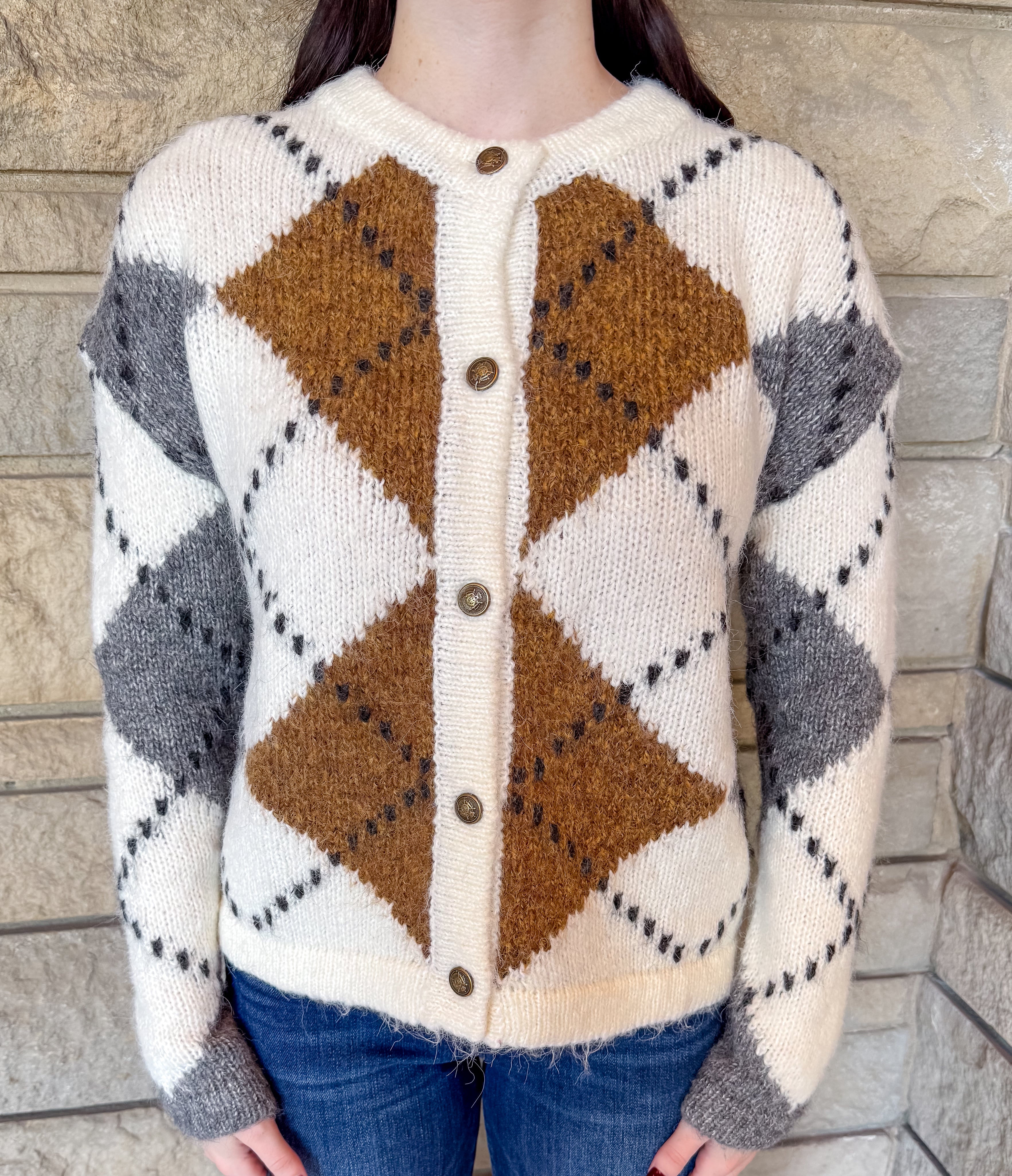 Dessa Argyle Cardigan