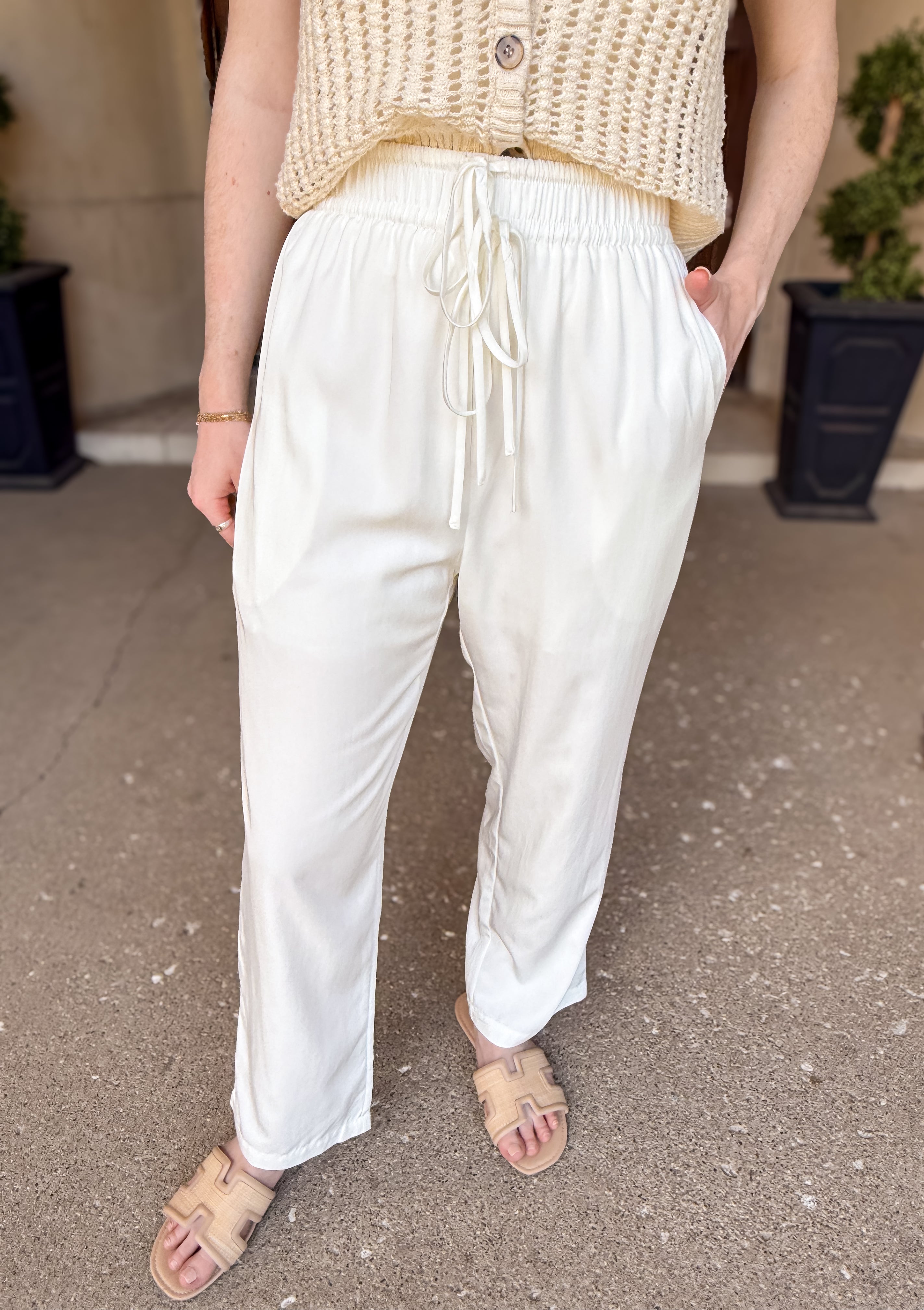 Oaklynn Double Drawstring Pant FINAL SALE