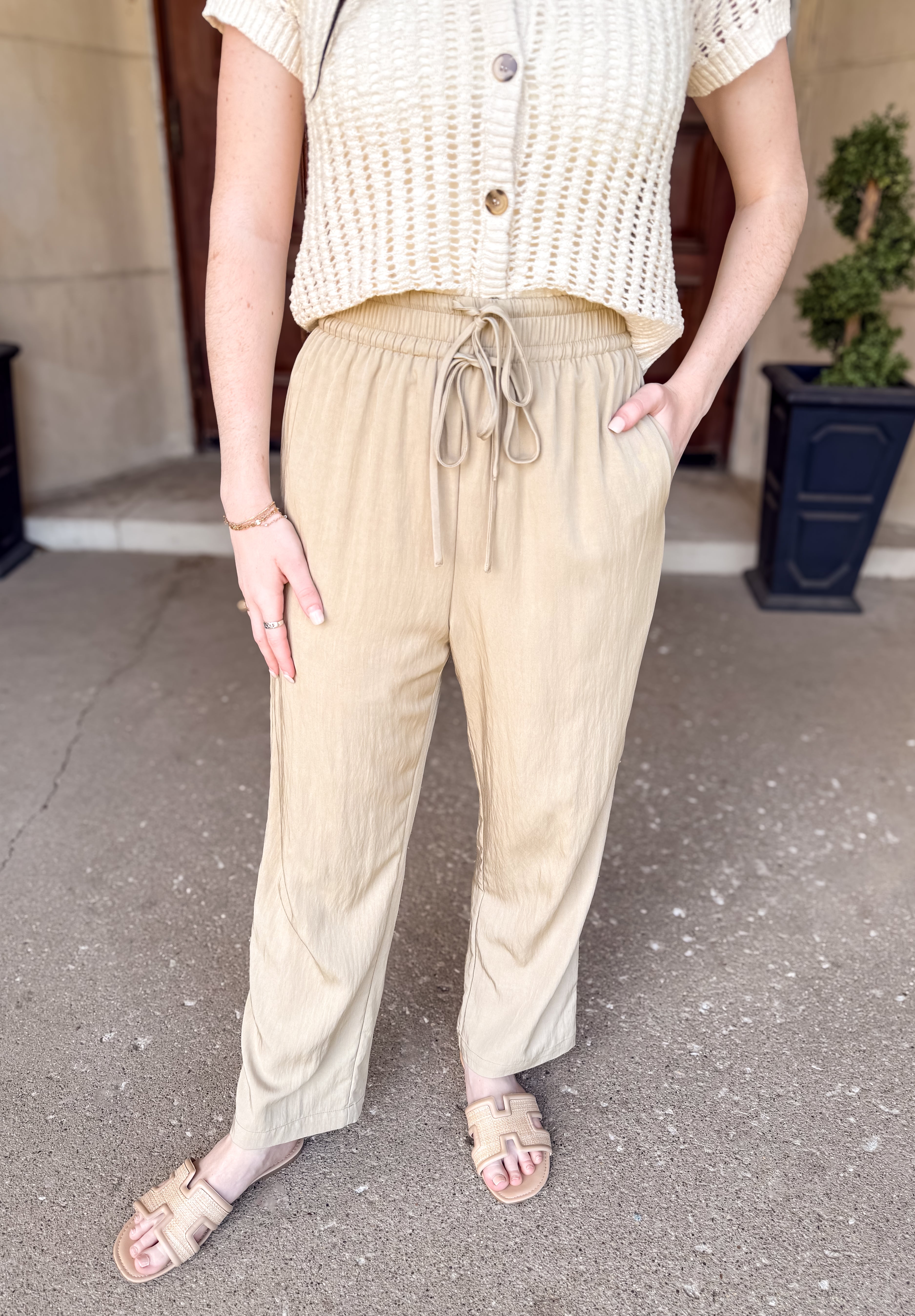 Oaklynn Double Drawstring Pant FINAL SALE