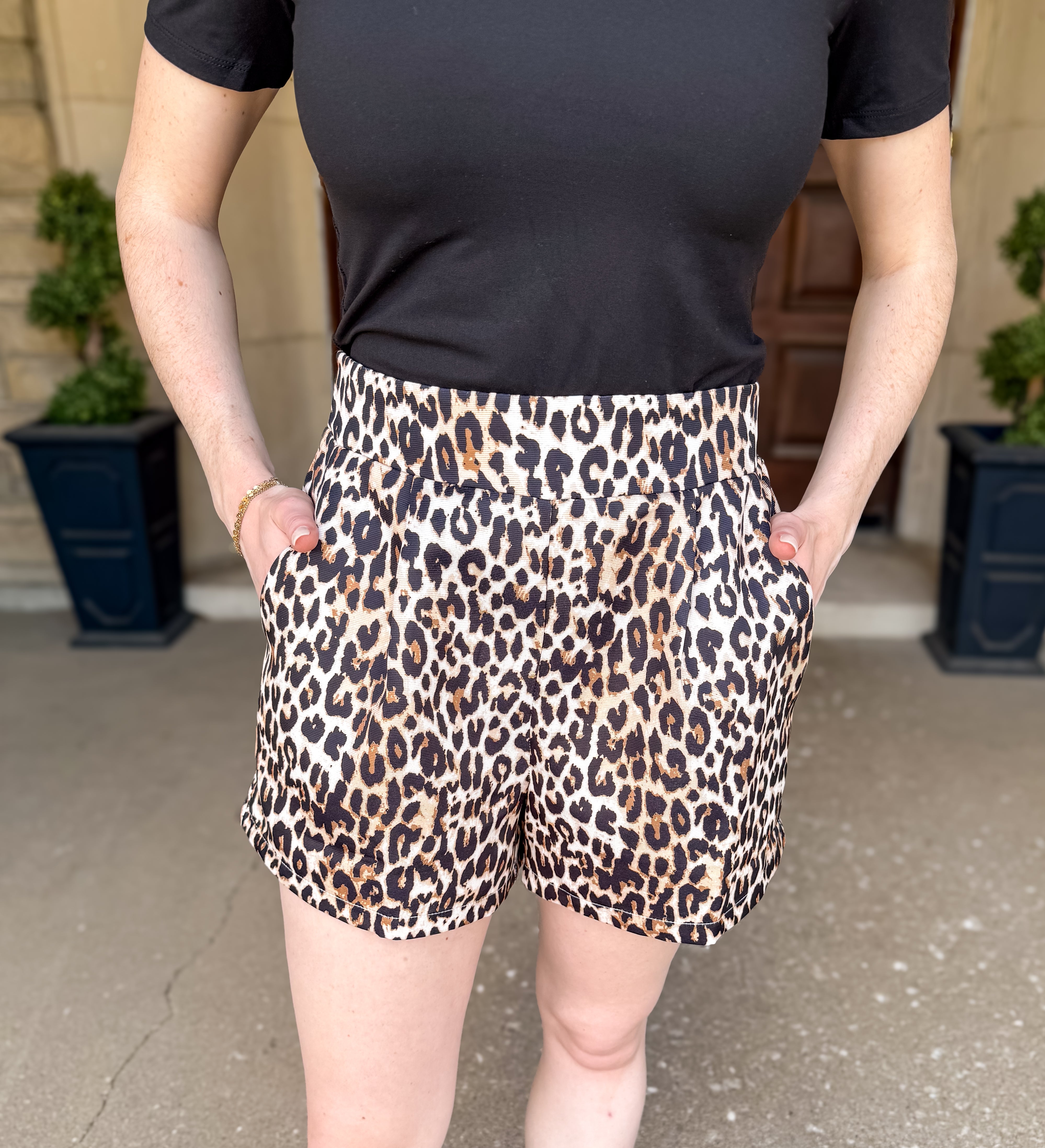 Ayleen Leopard Shorts FINAL SALE