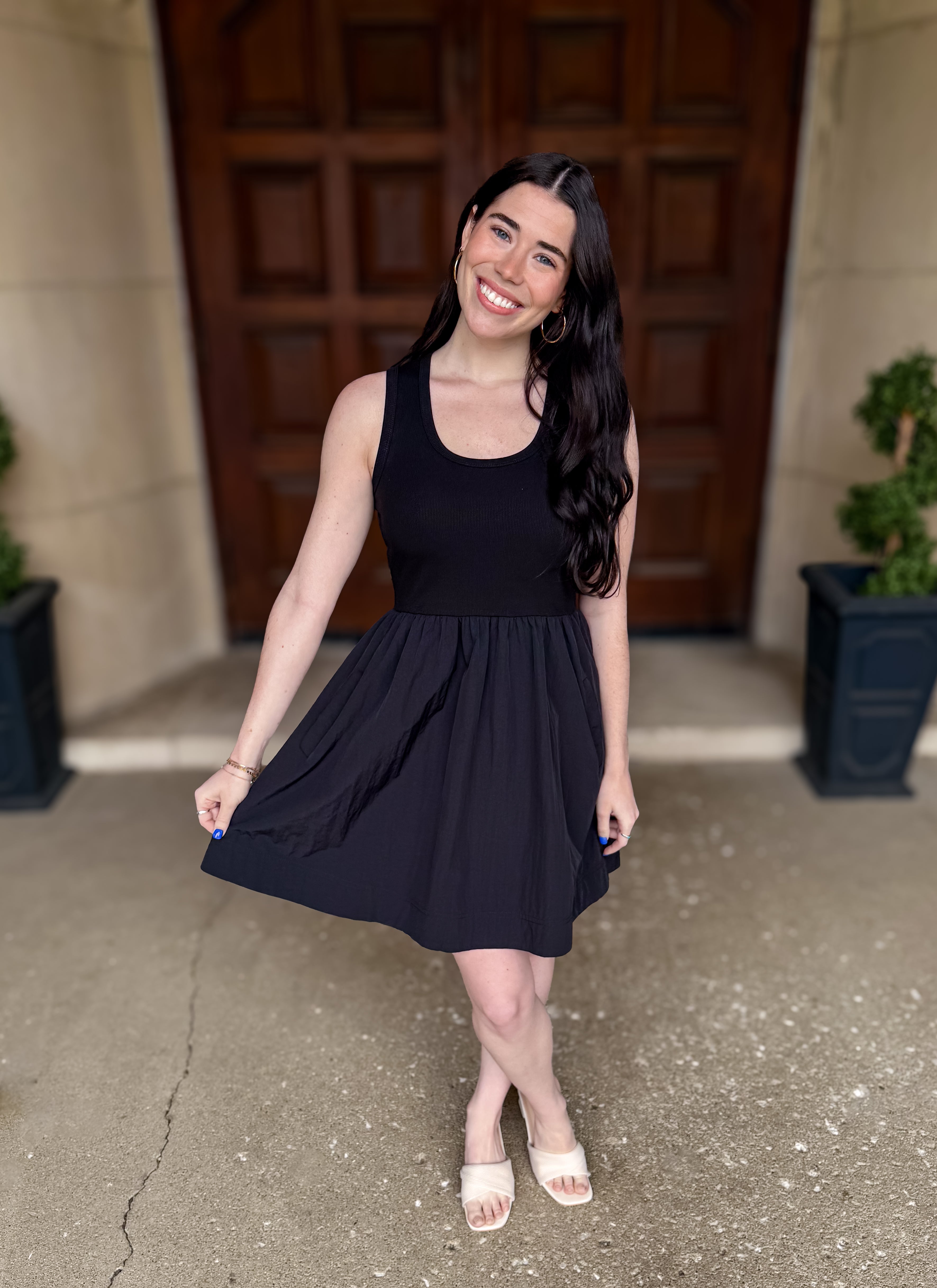 Baylor M. Media Nylon Tank Dress FINAL SALE