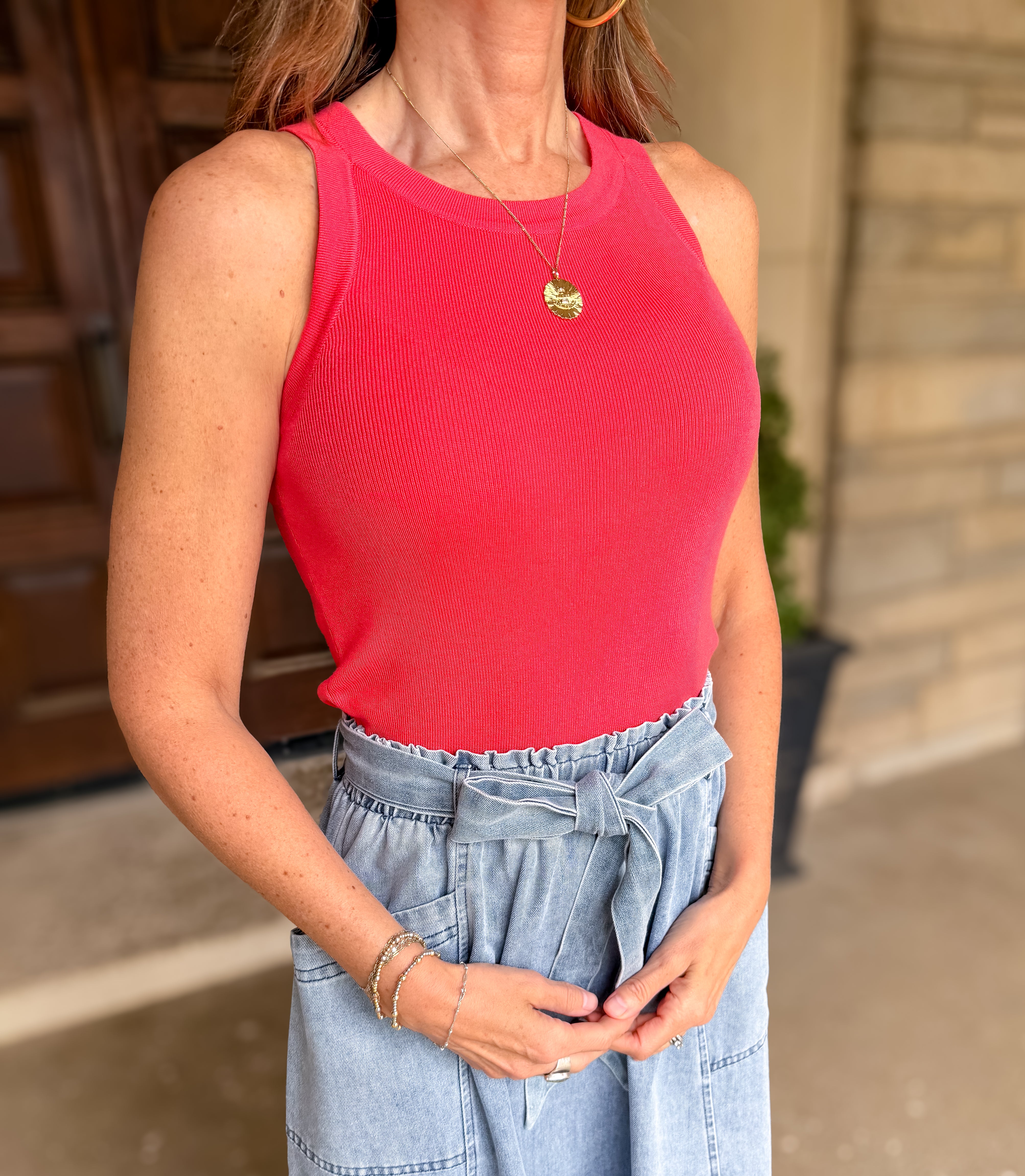 Arianna Rib Knit Tank FINAL SALE