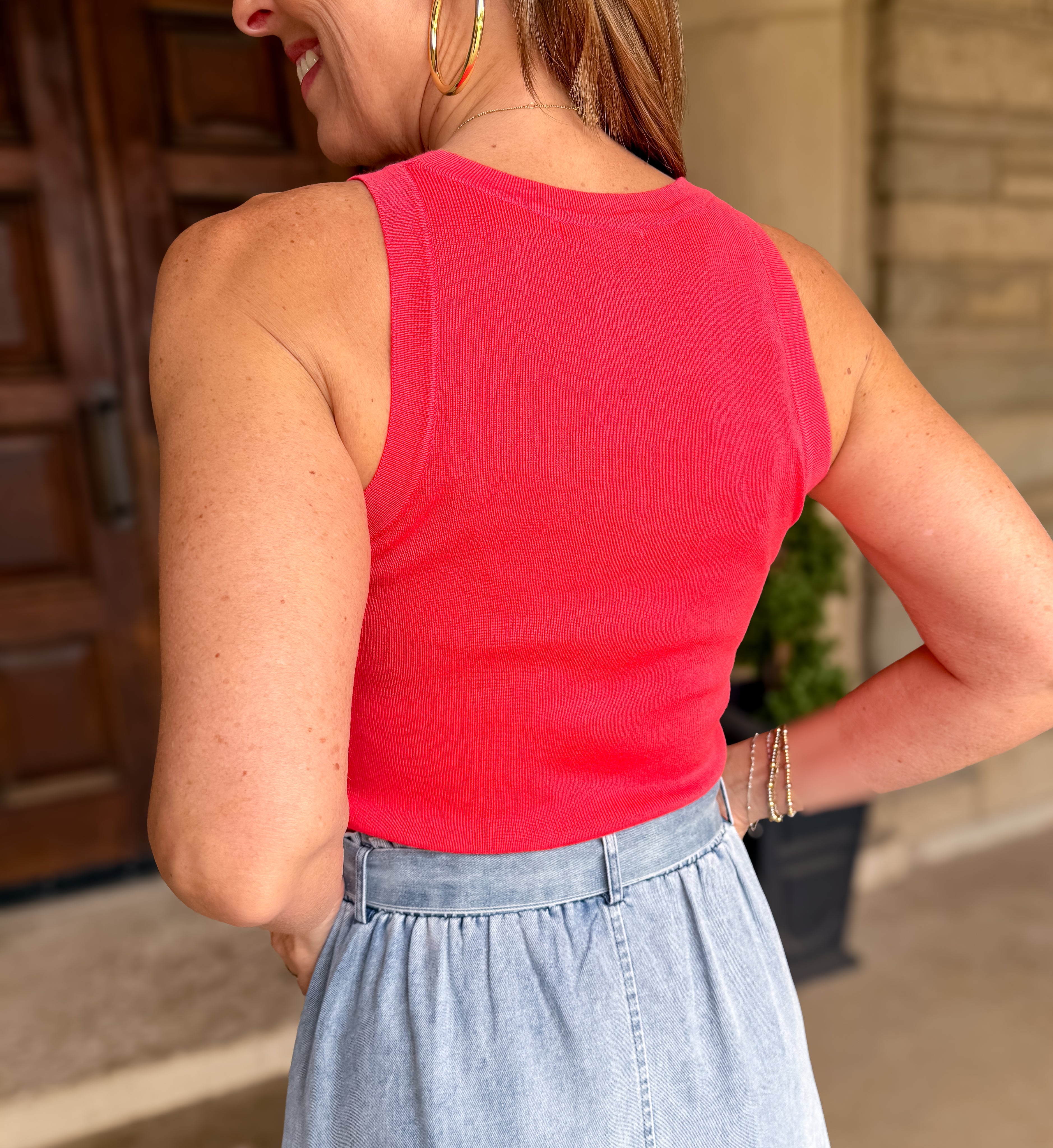 Arianna Rib Knit Tank FINAL SALE