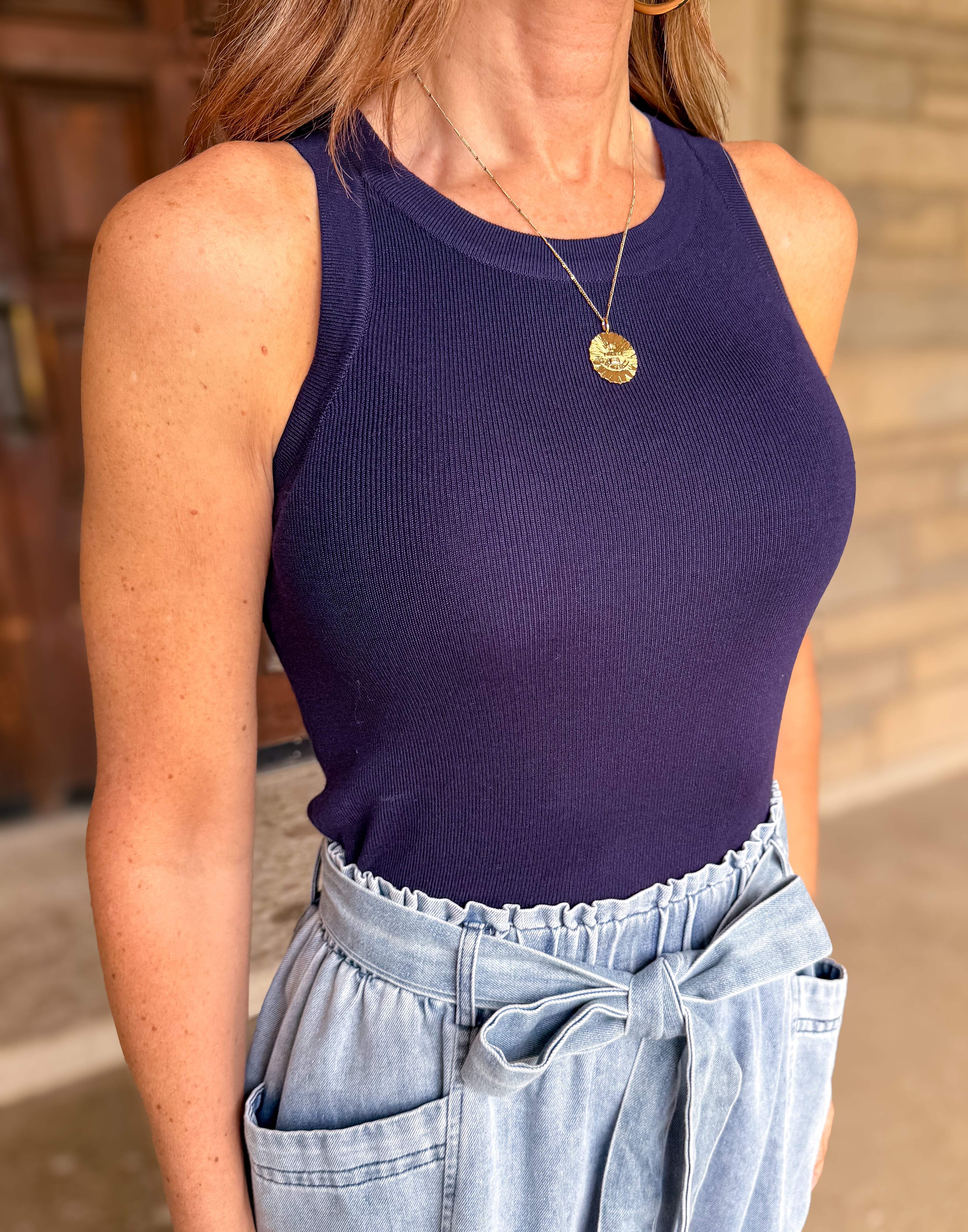 Arianna Rib Knit Tank FINAL SALE