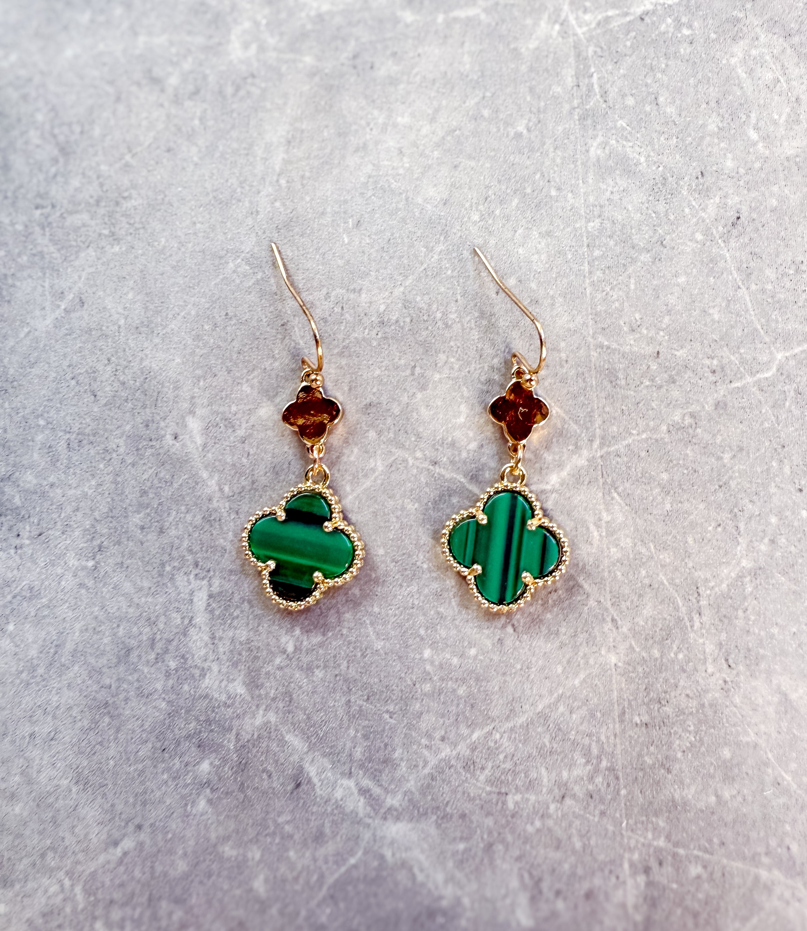 Quatrefoil Drop Earrings
