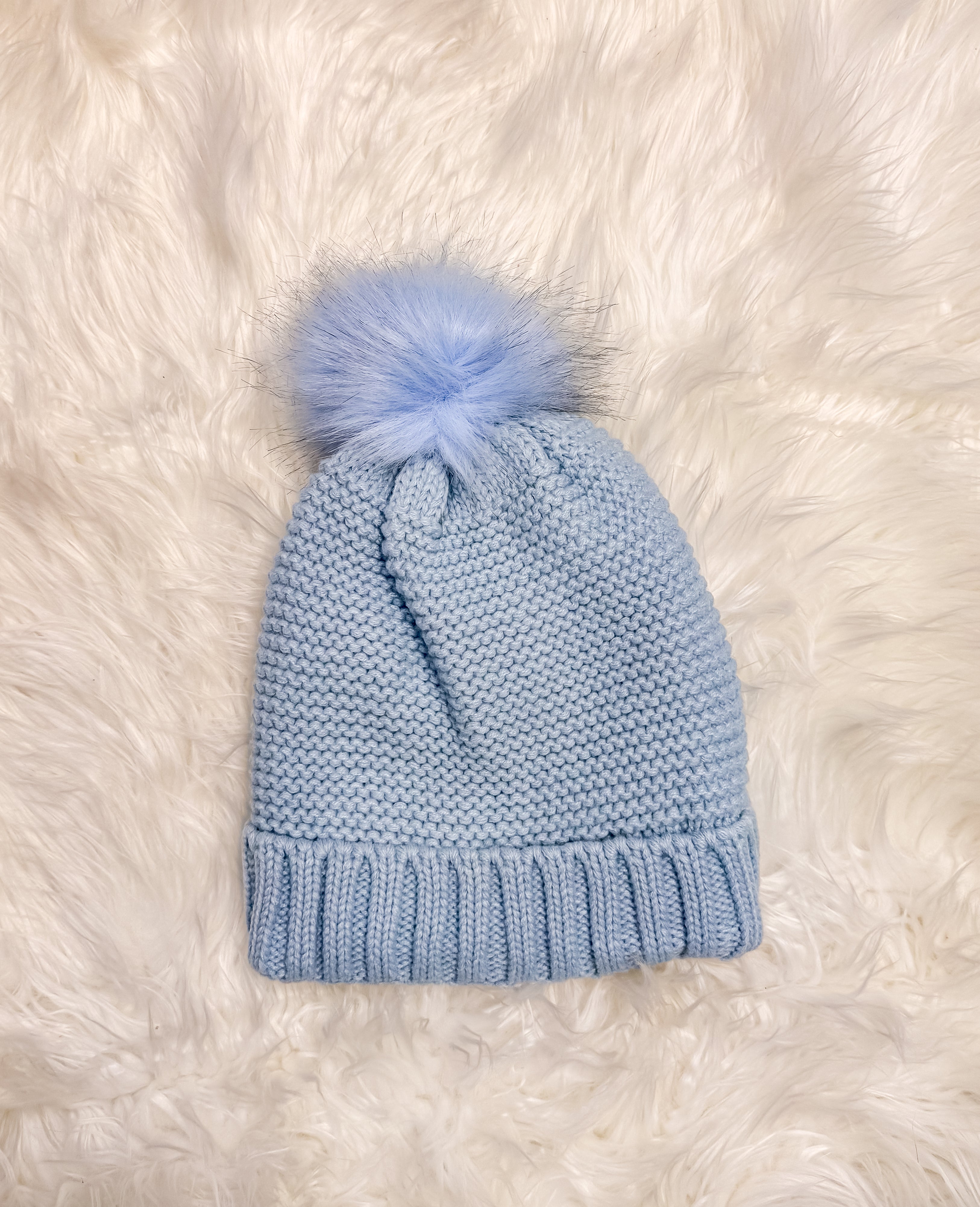 Textured Pom Hat