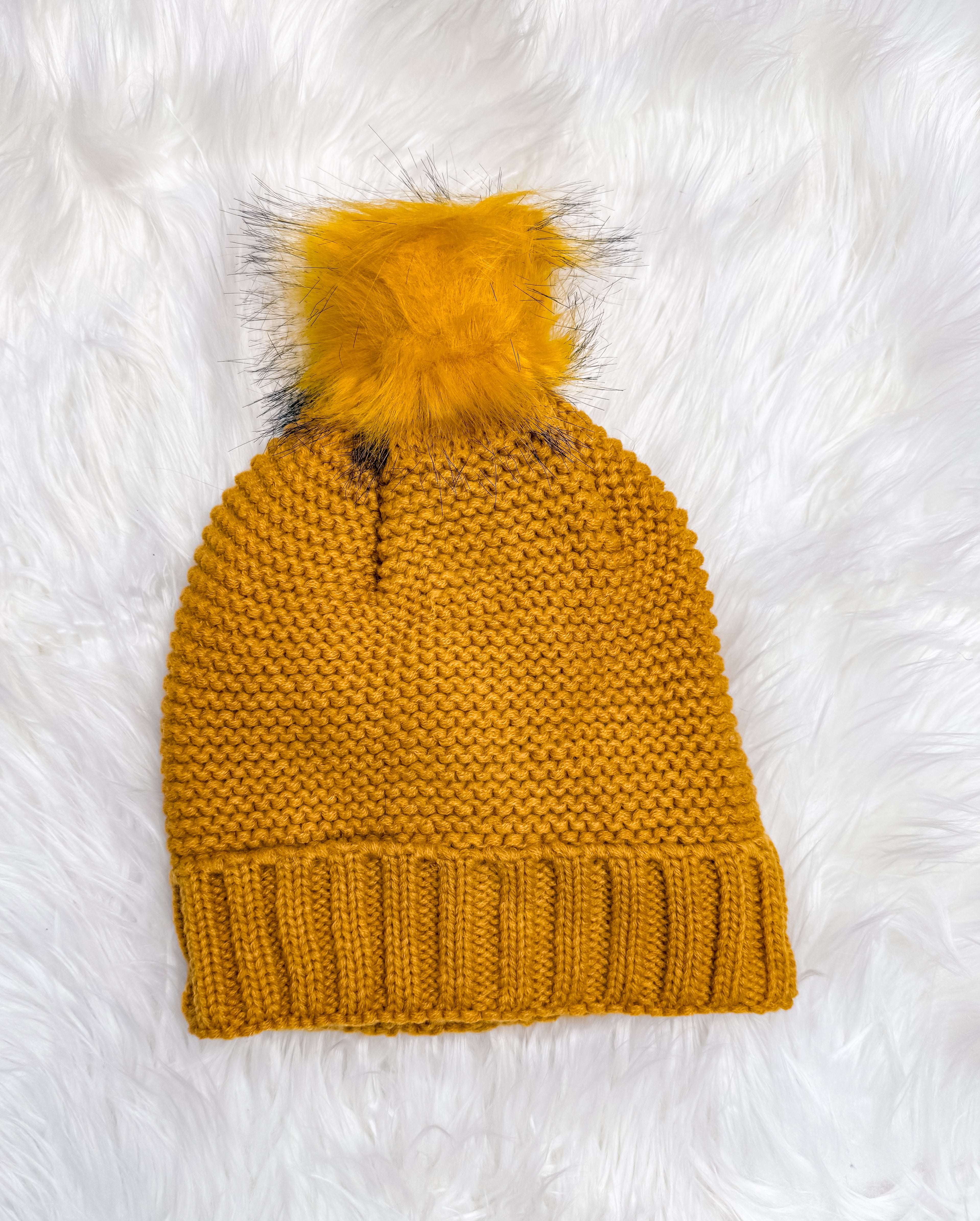 Textured Pom Hat
