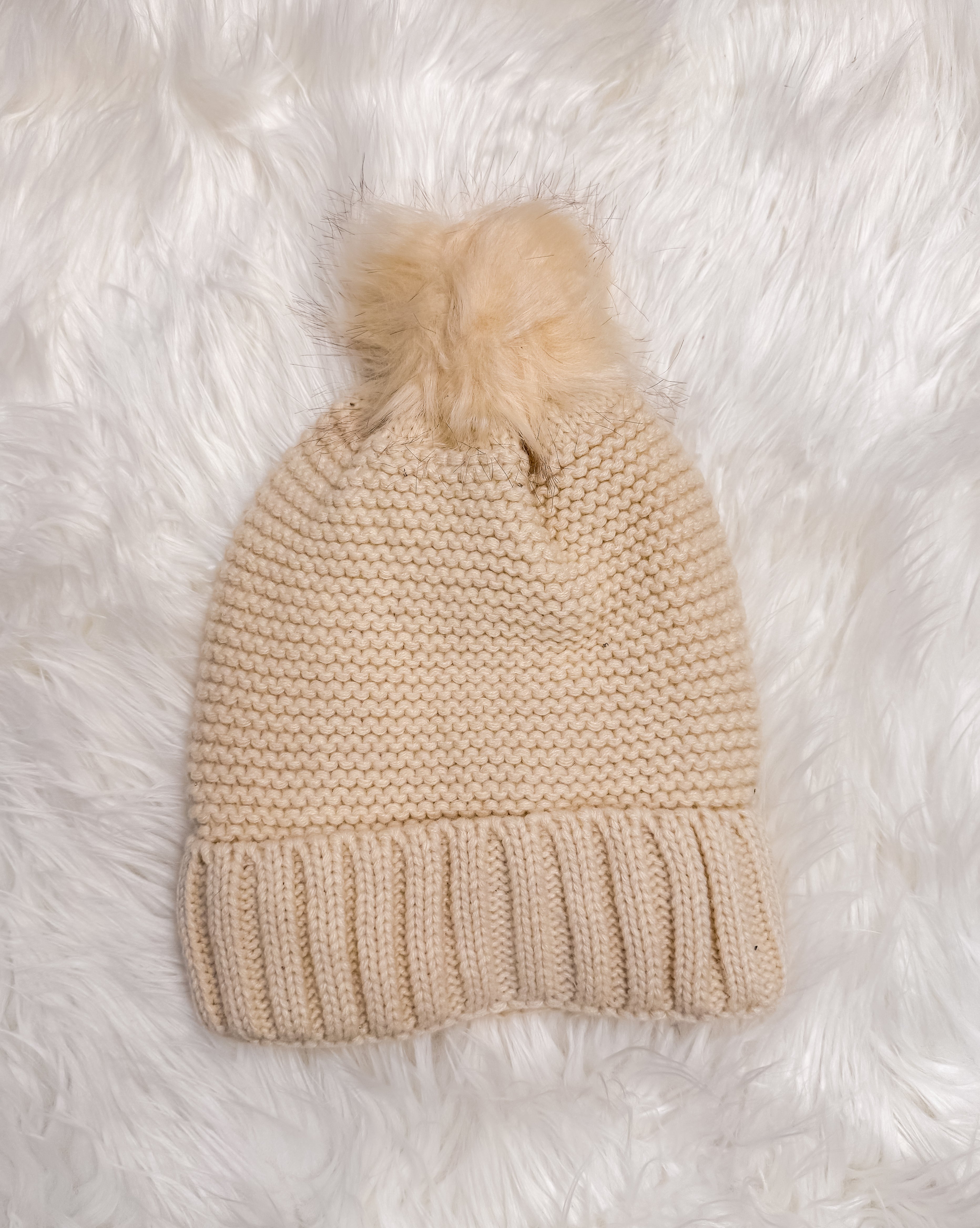 Textured Pom Hat