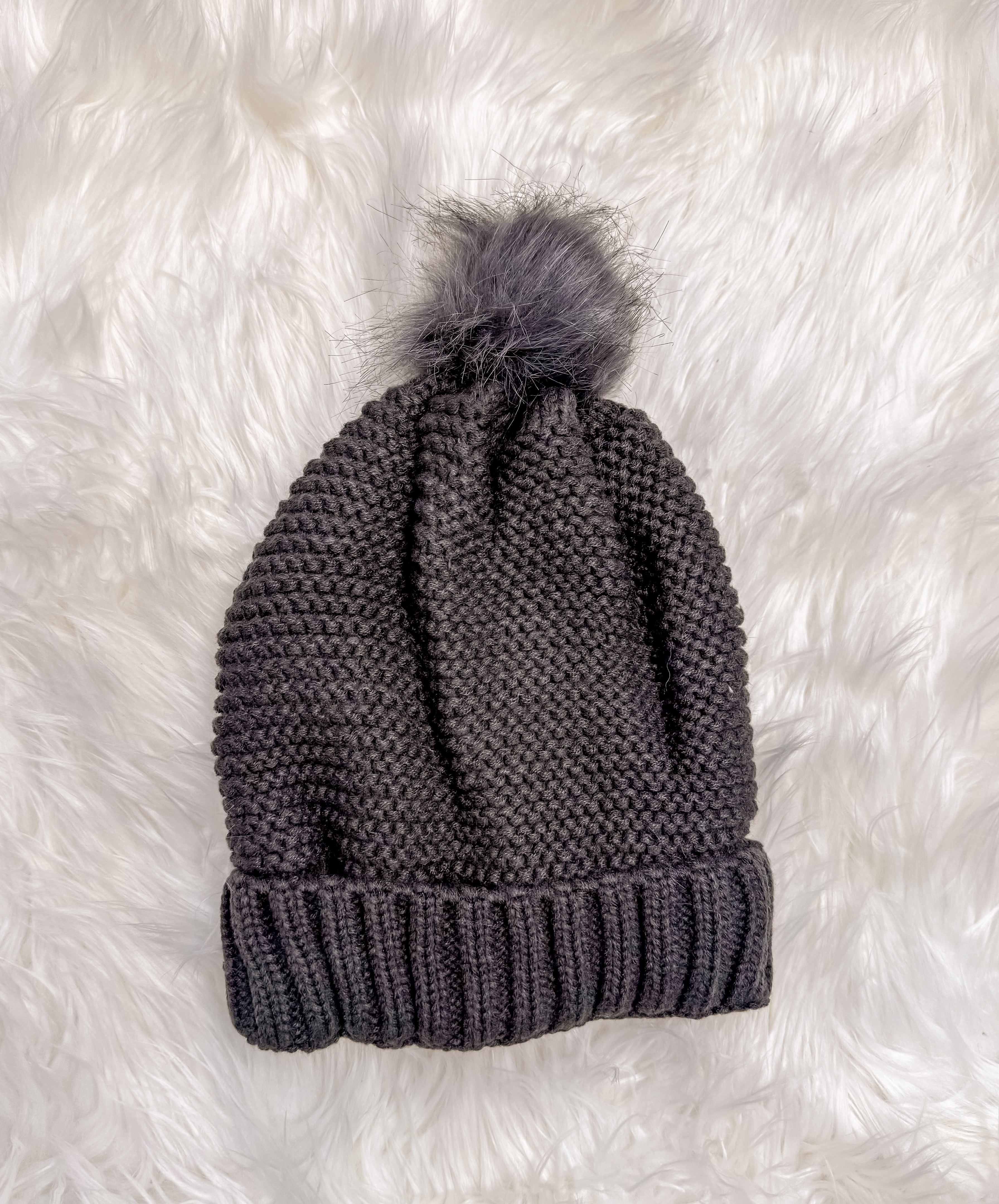 Textured Pom Hat