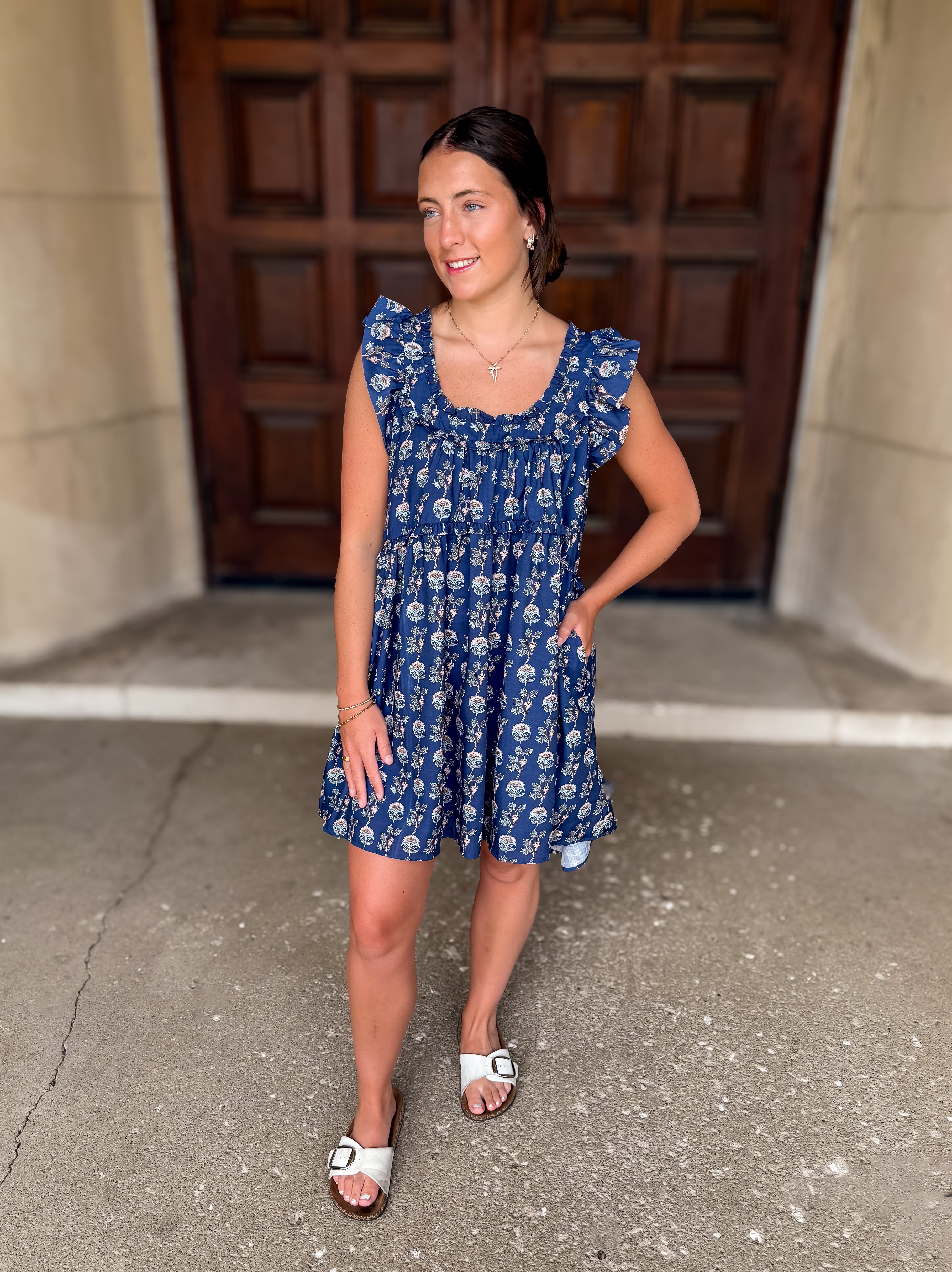 Sterling Floral Ruffle Dress FINAL SALE