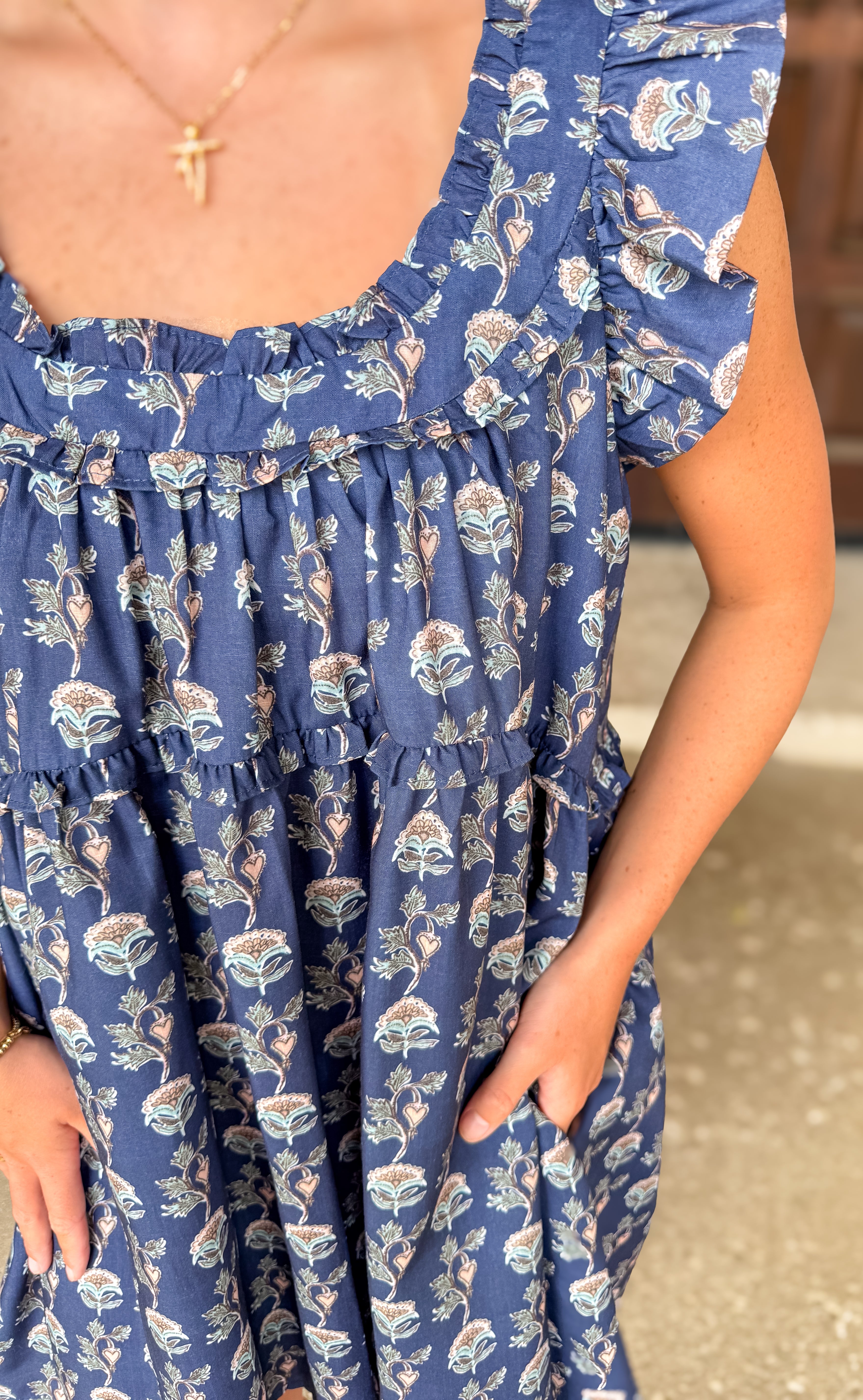 Sterling Floral Ruffle Dress FINAL SALE