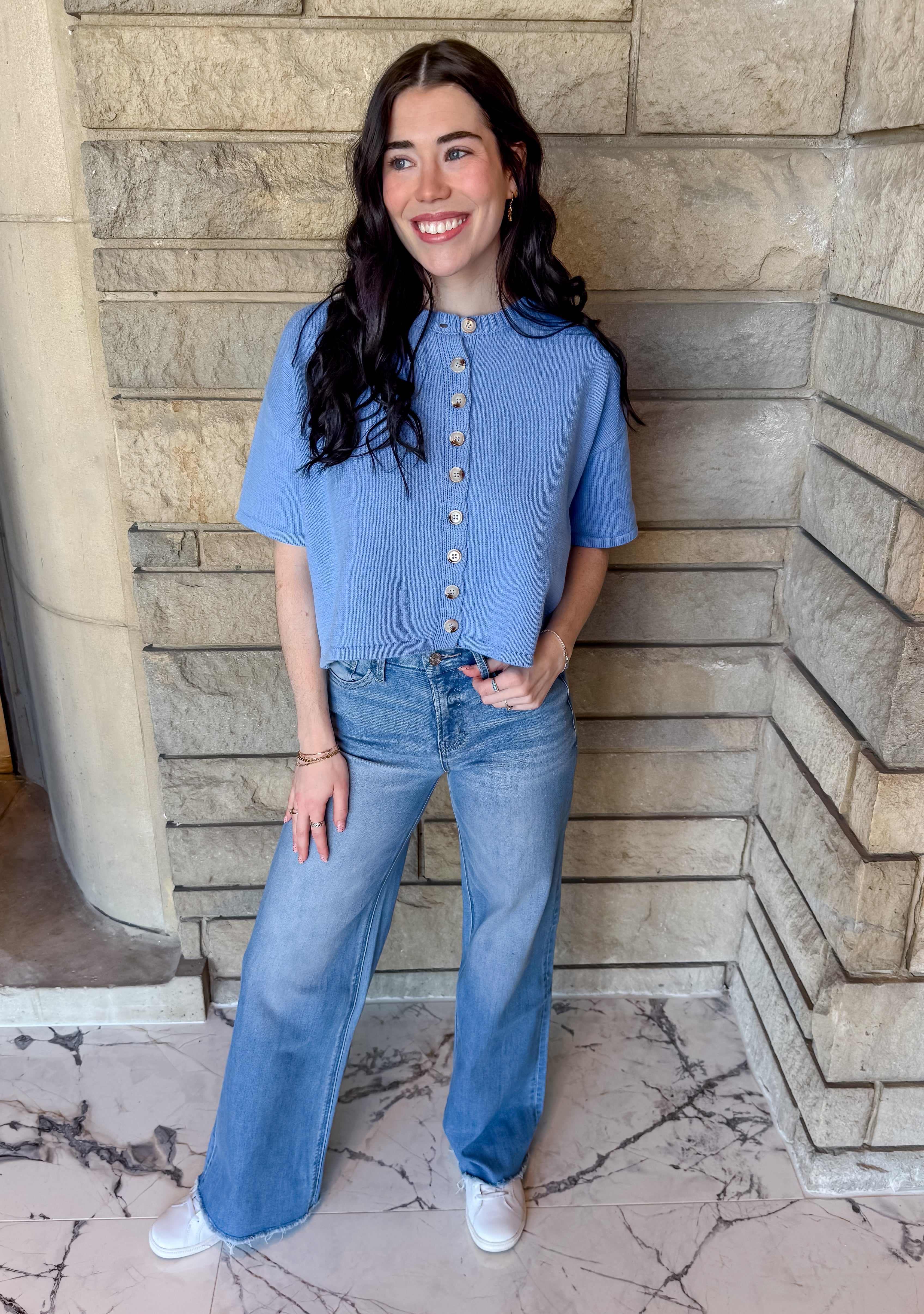 Nyra Short Sleeve Cardigan