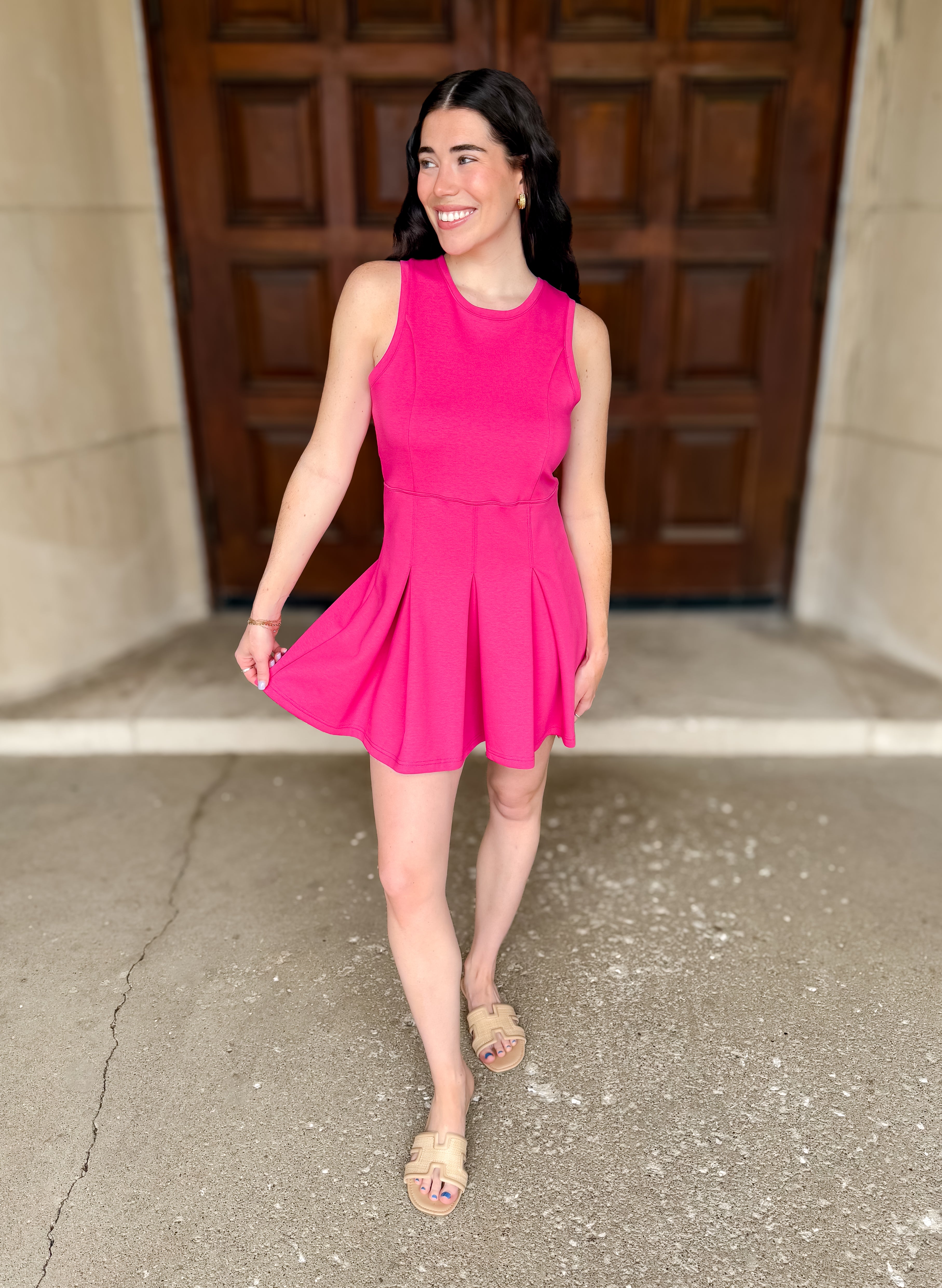 Helena Pleated Active Dress FINAL SALE